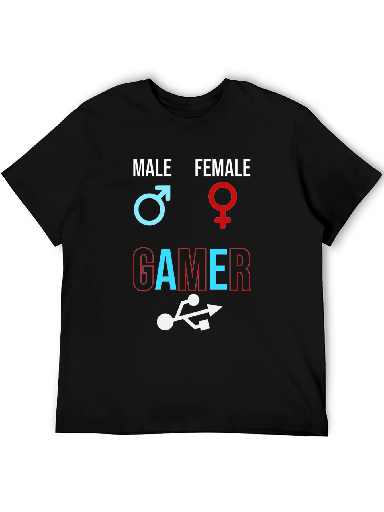 Unisex Gamer T-Shirt - Male Female Gamer Design