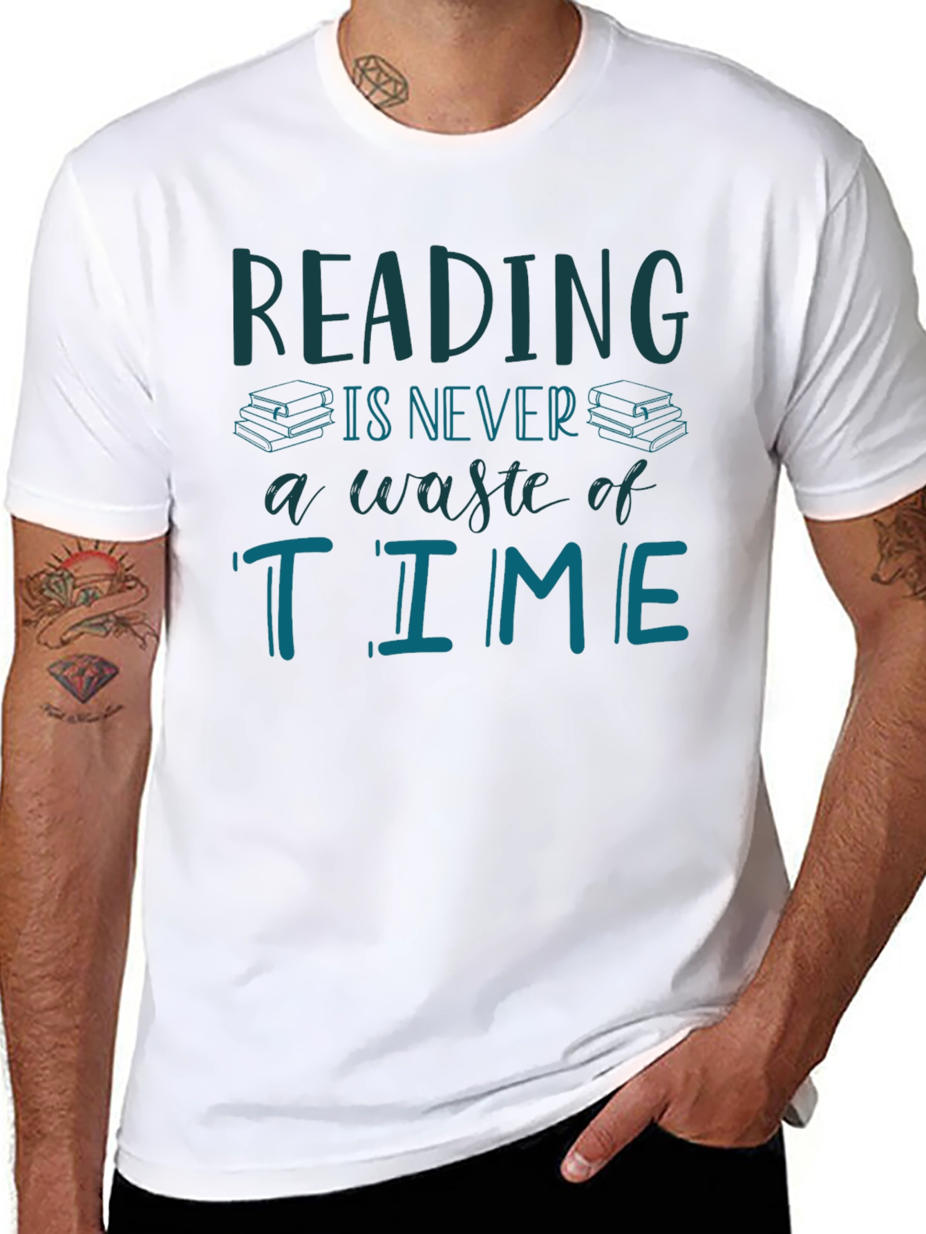 Reading is Never a Waste of Time T-Shirt