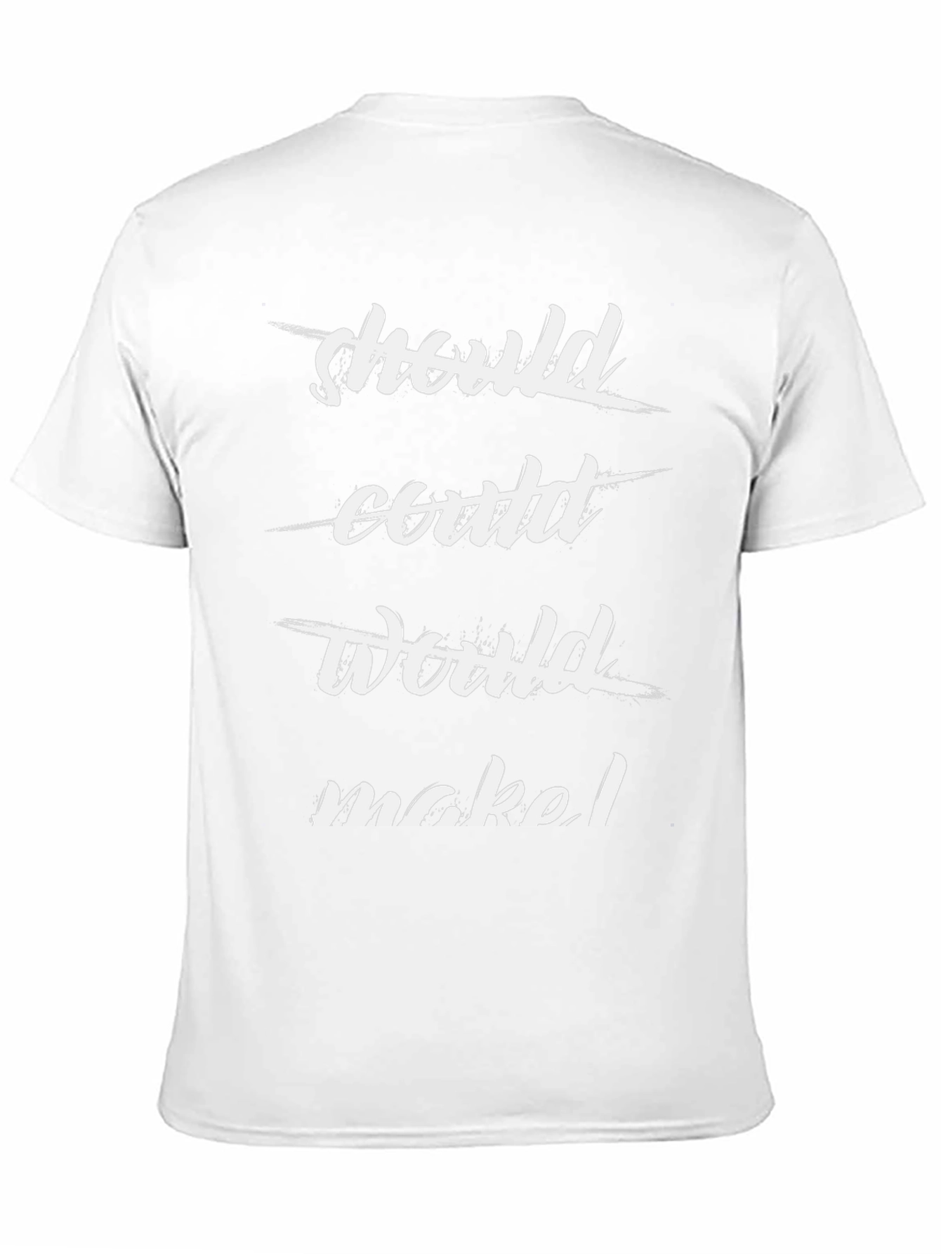 Inspirational Slogan Graphic Tee - Make It Happen!