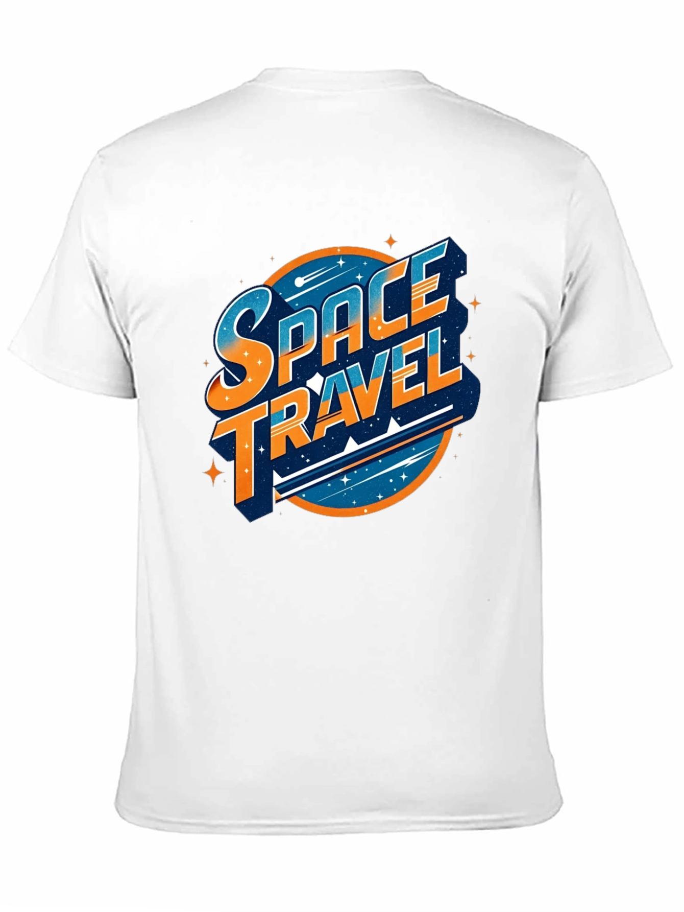 Space Travel Graphic T-Shirt - Black