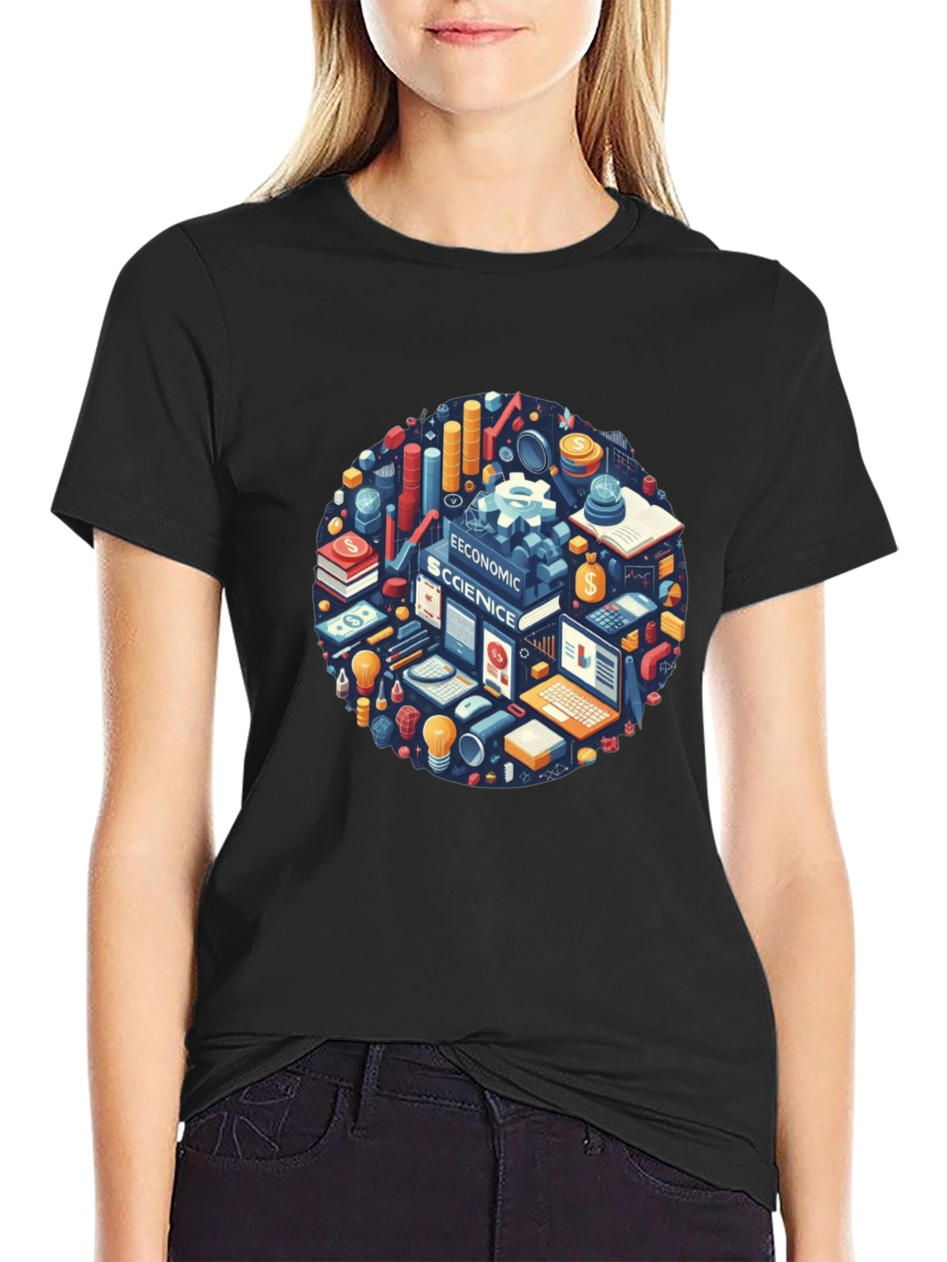 Economic Science Graphic Tee - Black