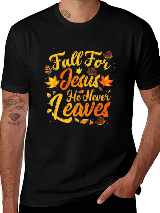 Fall For Jesus Graphic T-Shirt