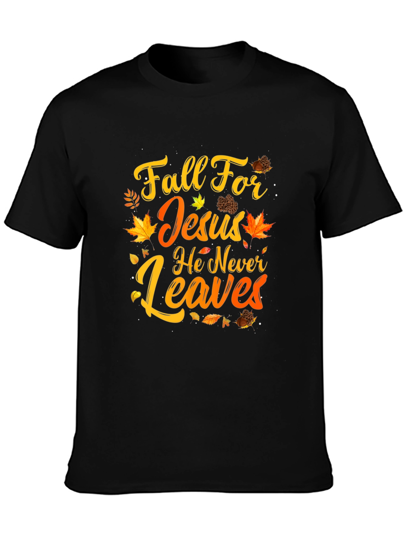 Fall For Jesus Graphic T-Shirt