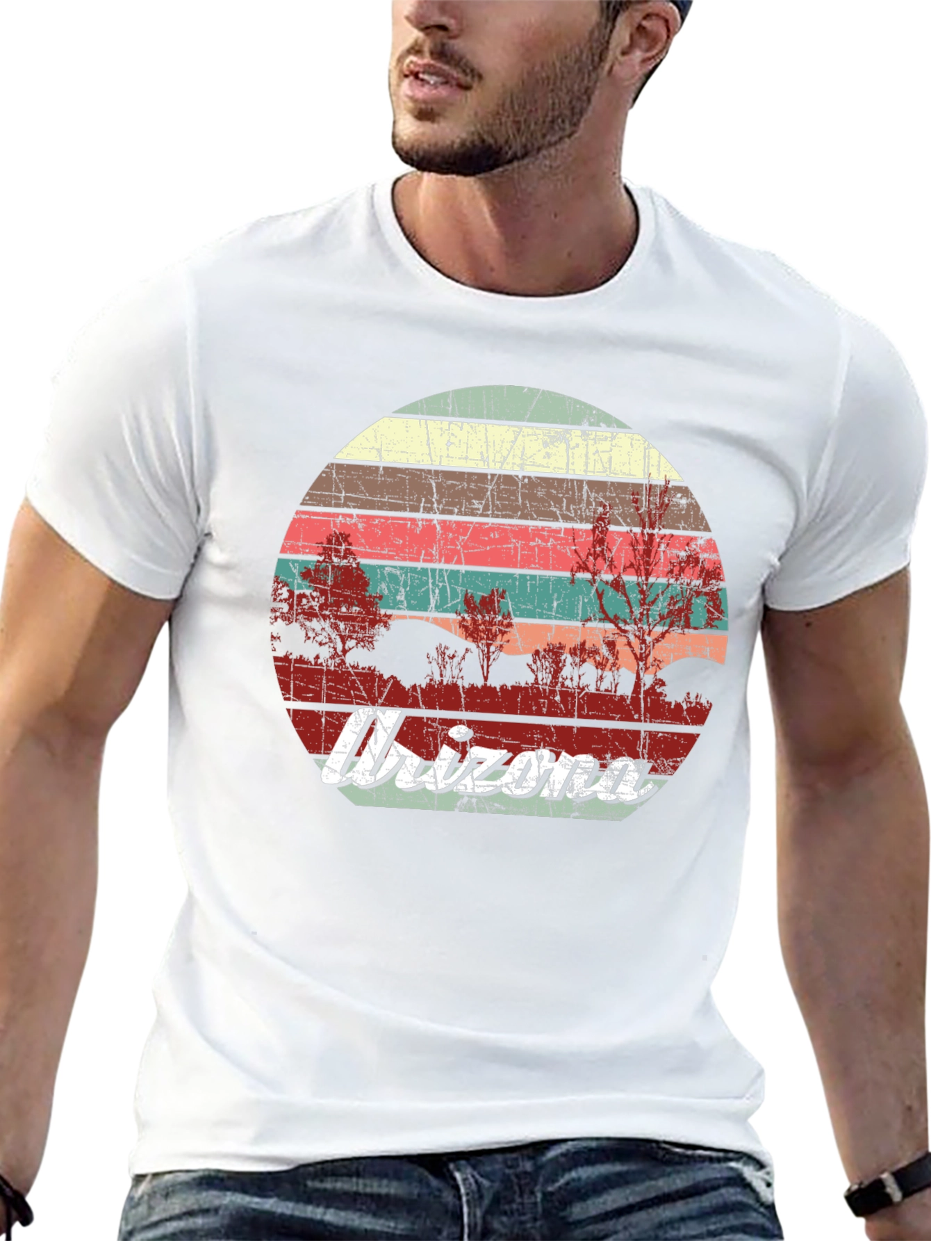 Arizona Retro Graphic Tee - Black