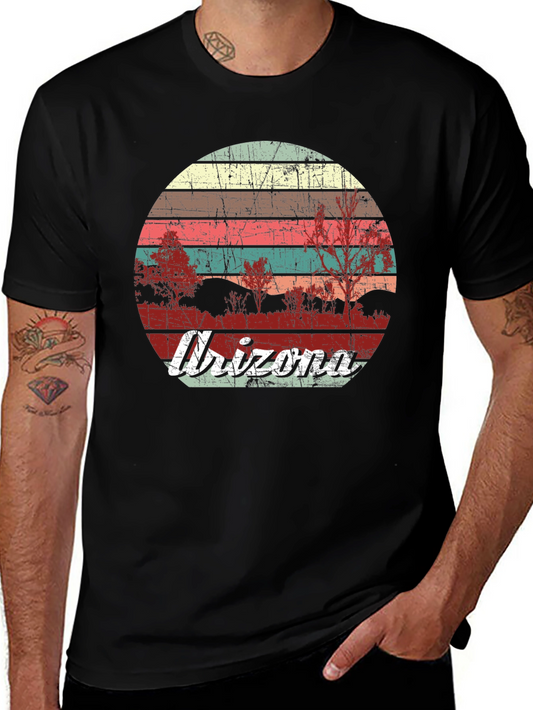 Arizona Retro Graphic Tee - Black