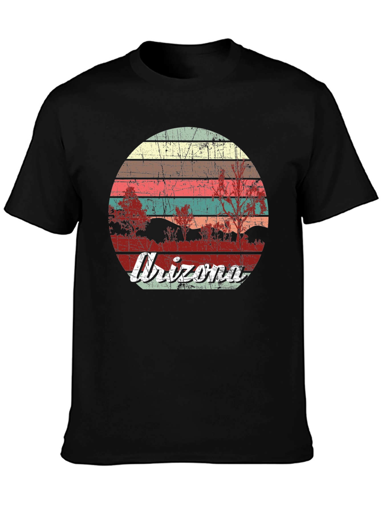 Arizona Retro Graphic Tee - Black