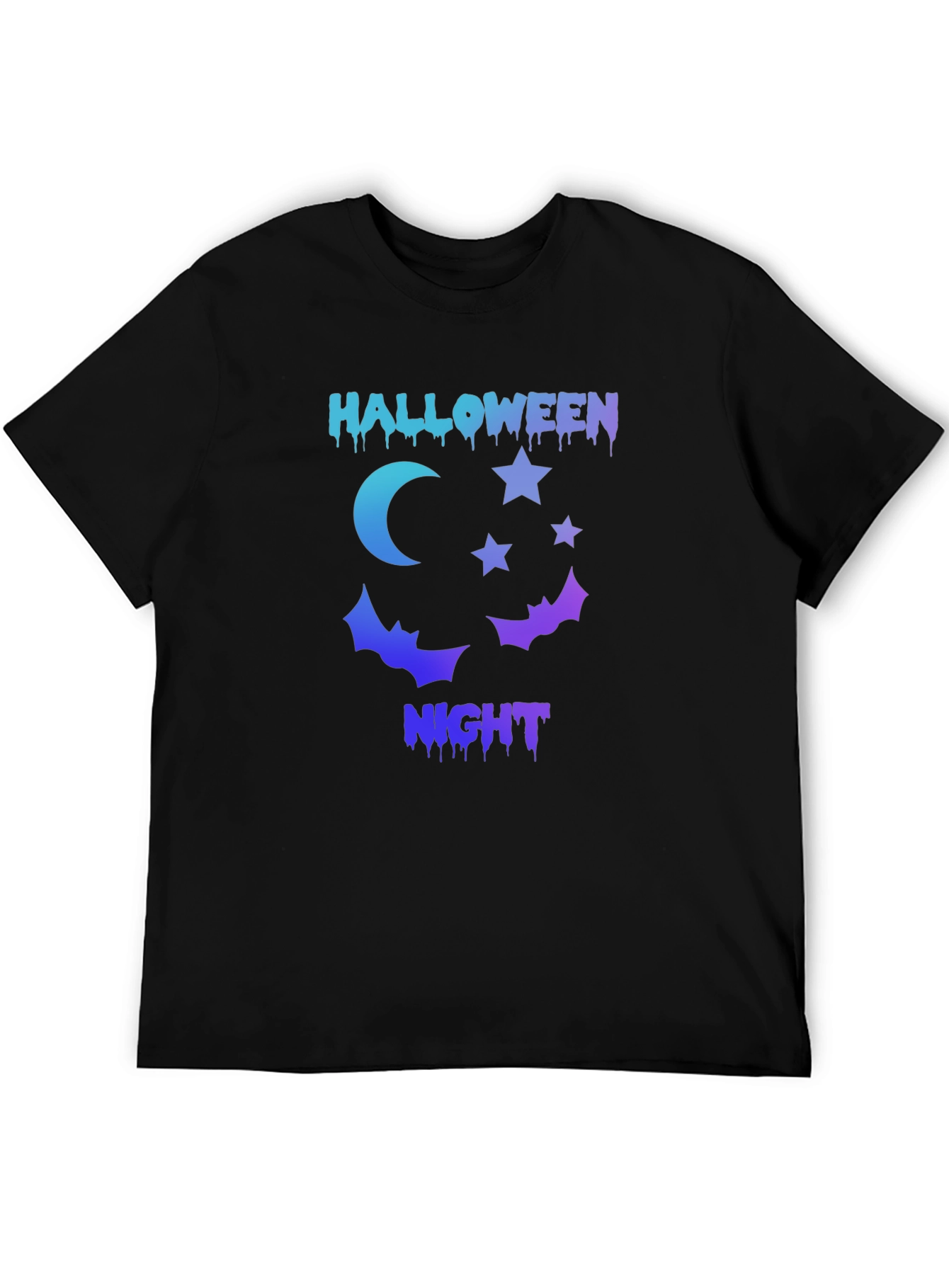 Halloween Night Graphic Tee - Spooky Season Shirt