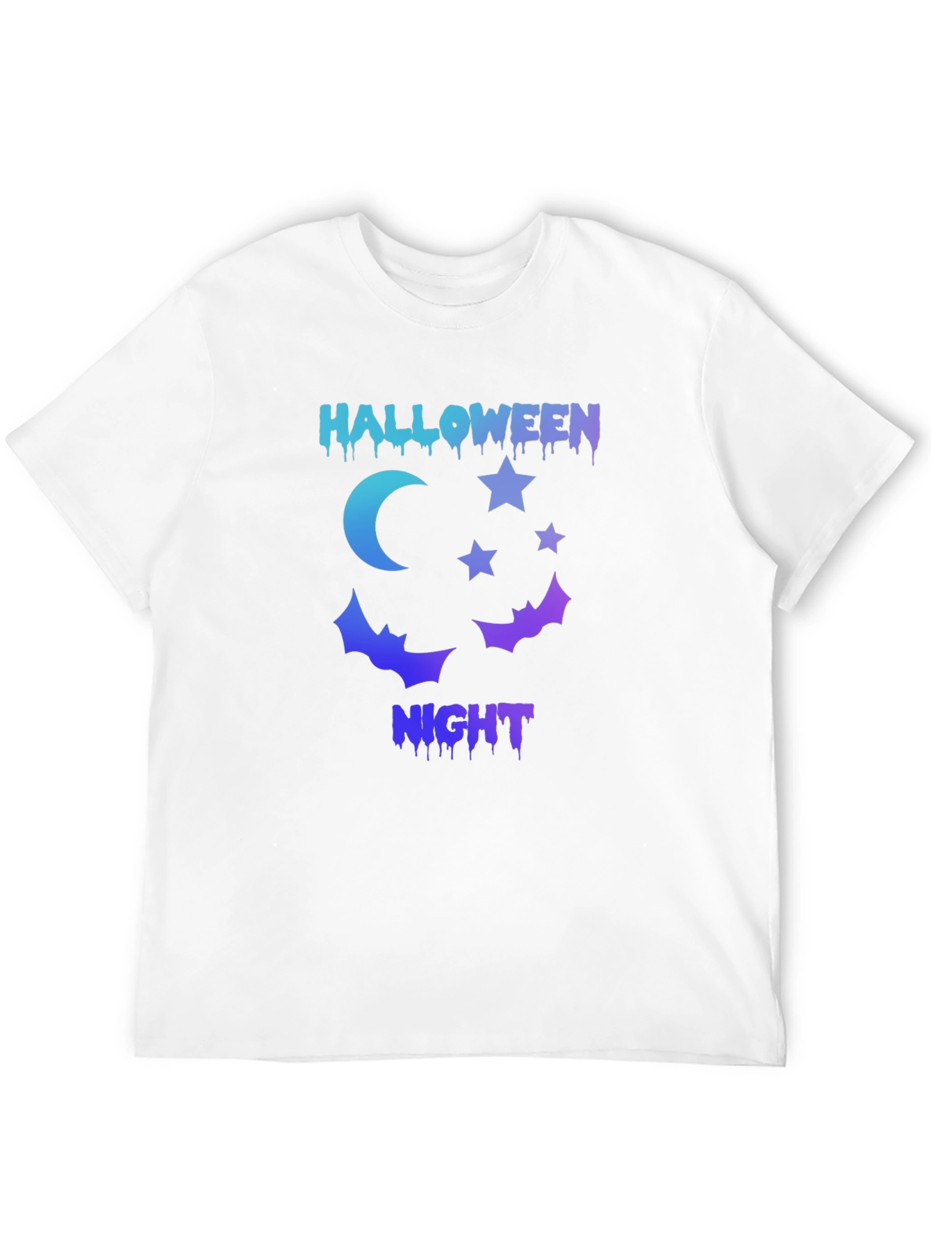 Halloween Night Graphic Tee - Spooky Season Shirt