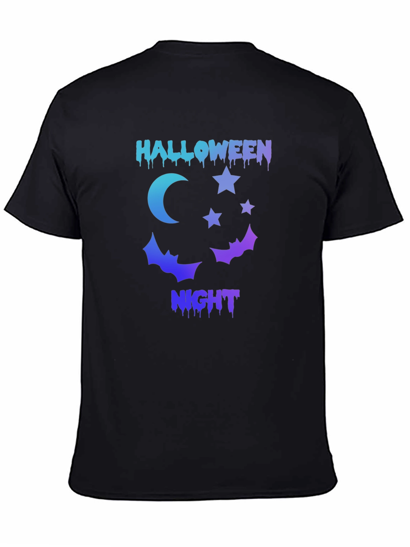 Halloween Night Graphic Tee - Spooky Season Shirt