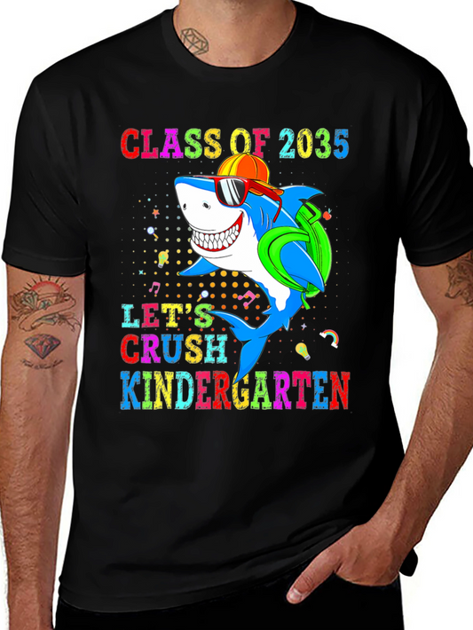 Class of 2035 Shark Kindergarten T-Shirt