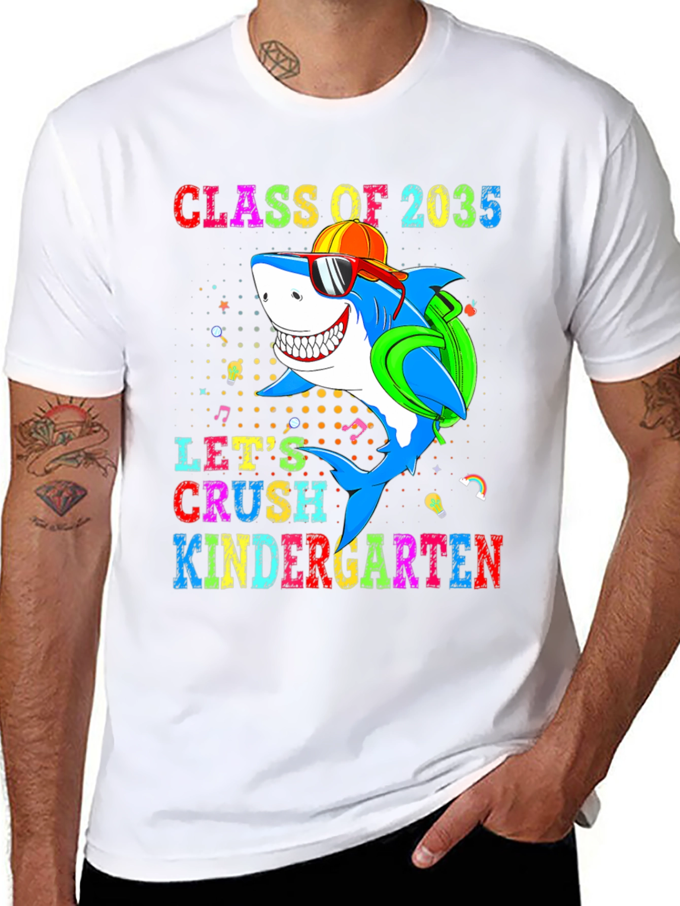 Class of 2035 Shark Kindergarten T-Shirt