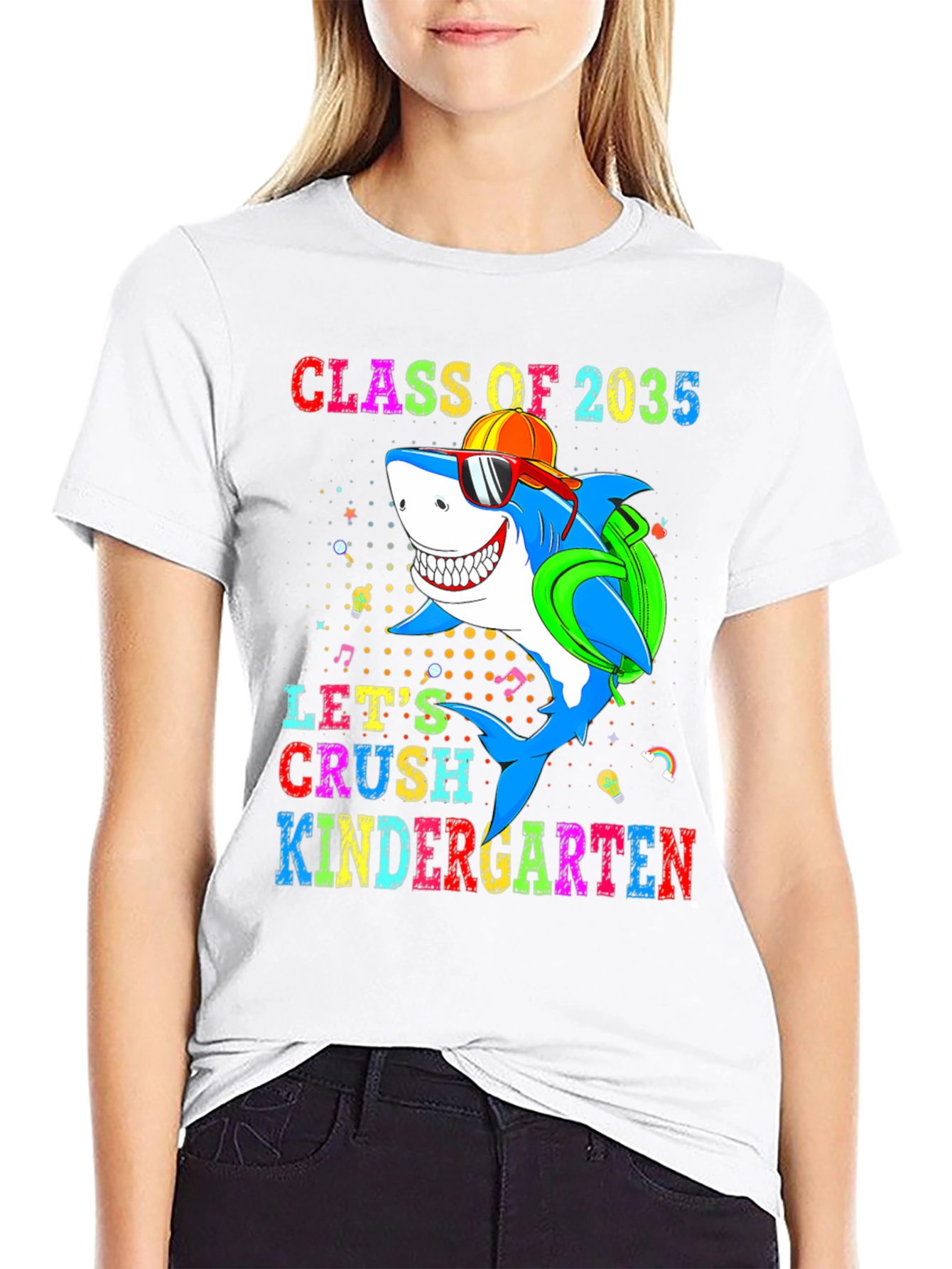 Class of 2035 Shark Kindergarten T-Shirt