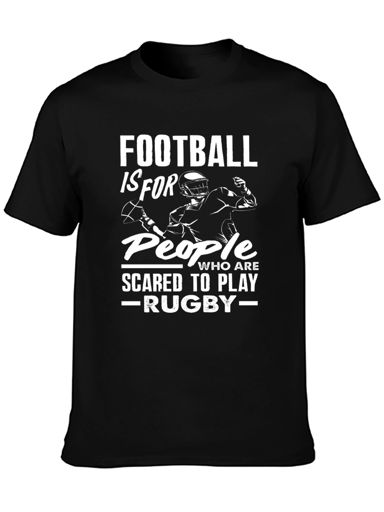 Football vs. Rugby Graphic Tee