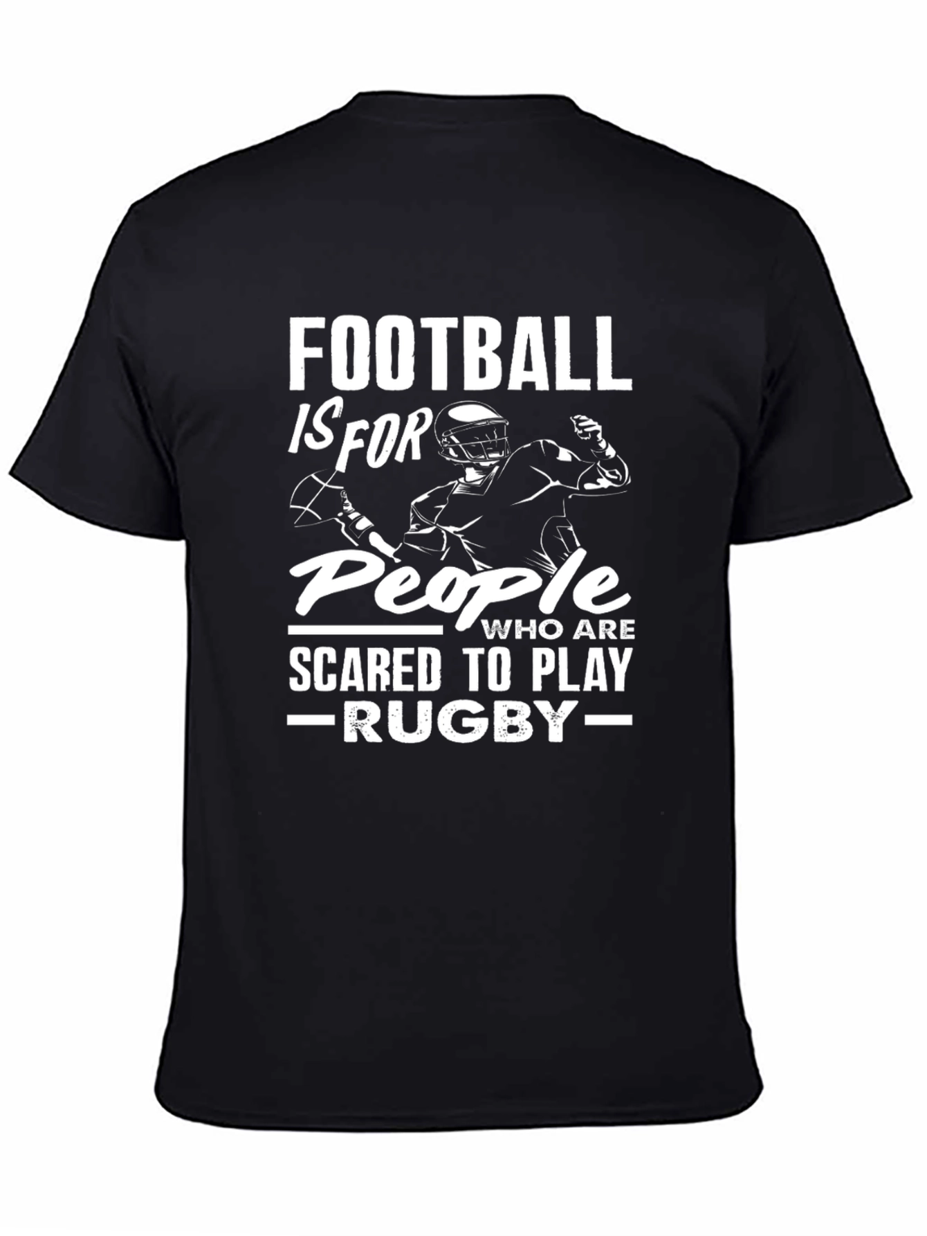 Football vs. Rugby Graphic Tee