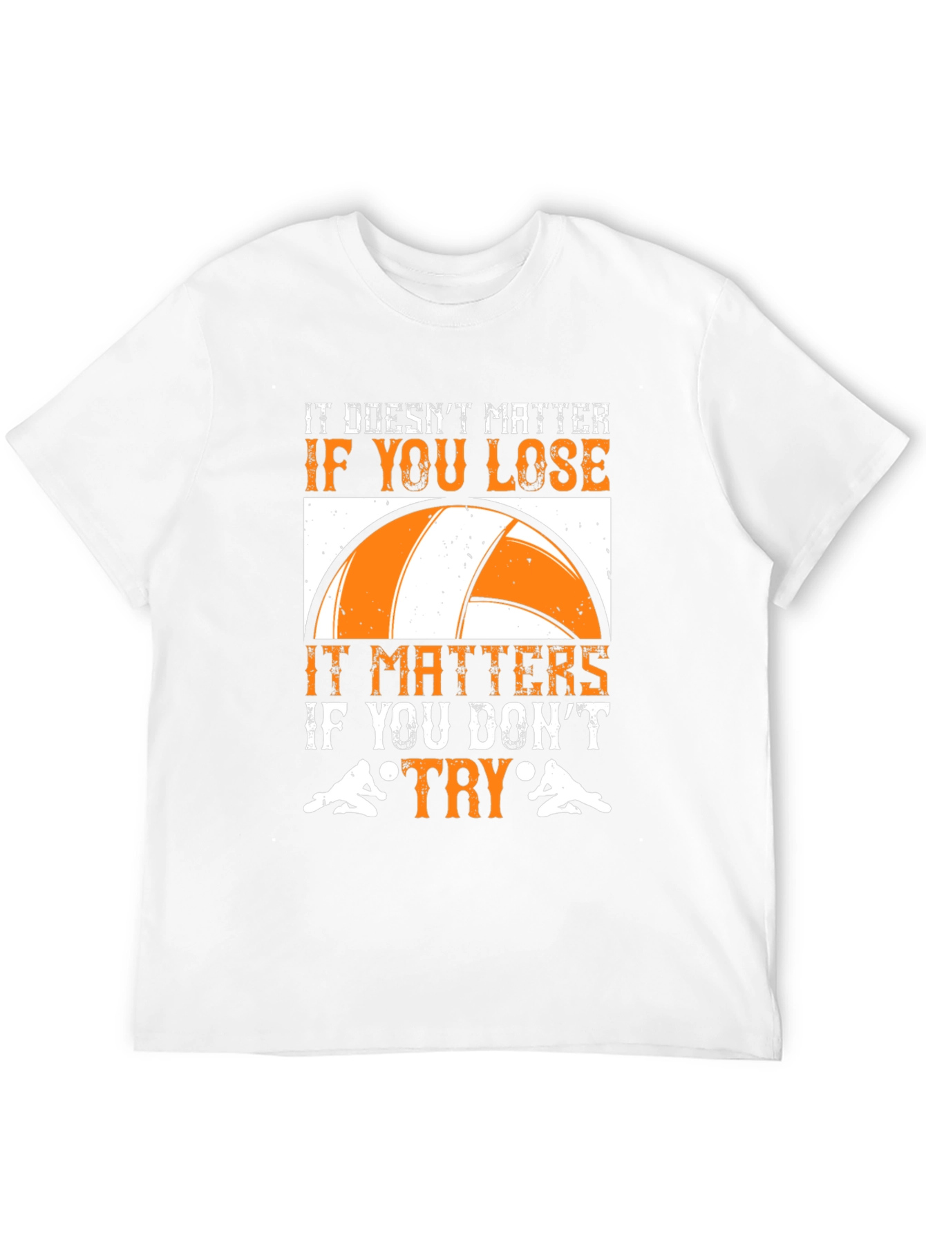 Volleyball Try Harder Graphic Tee