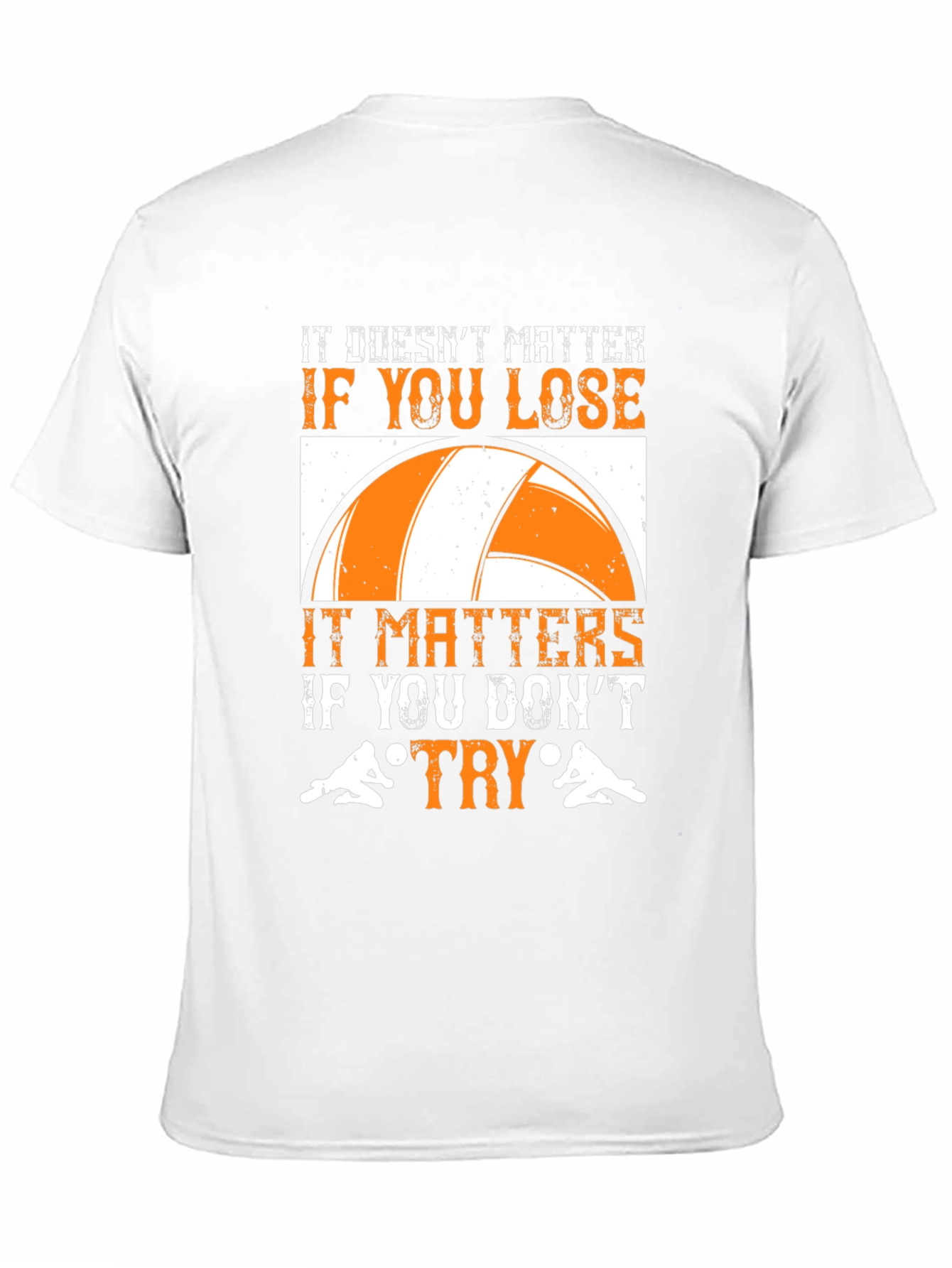 Volleyball Try Harder Graphic Tee