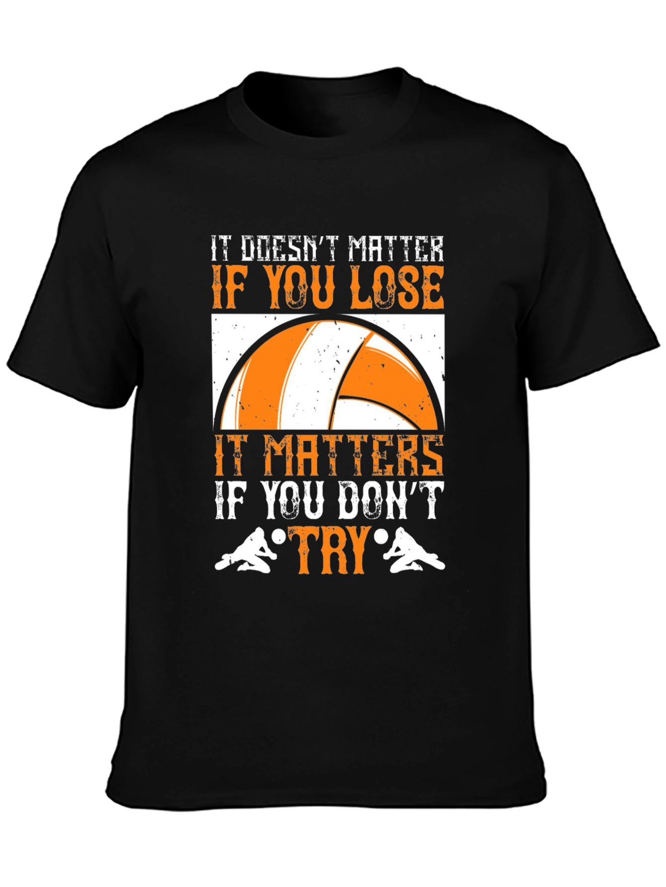 Volleyball Try Harder Graphic Tee