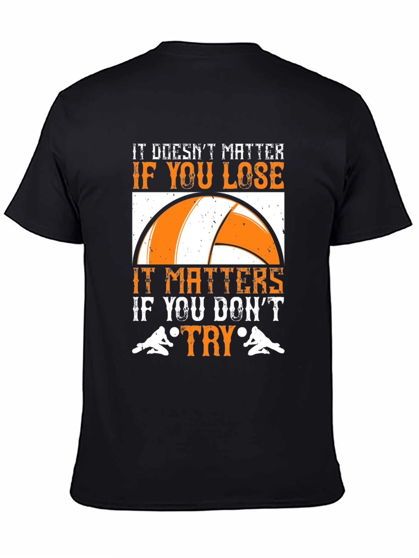 Volleyball Try Harder Graphic Tee