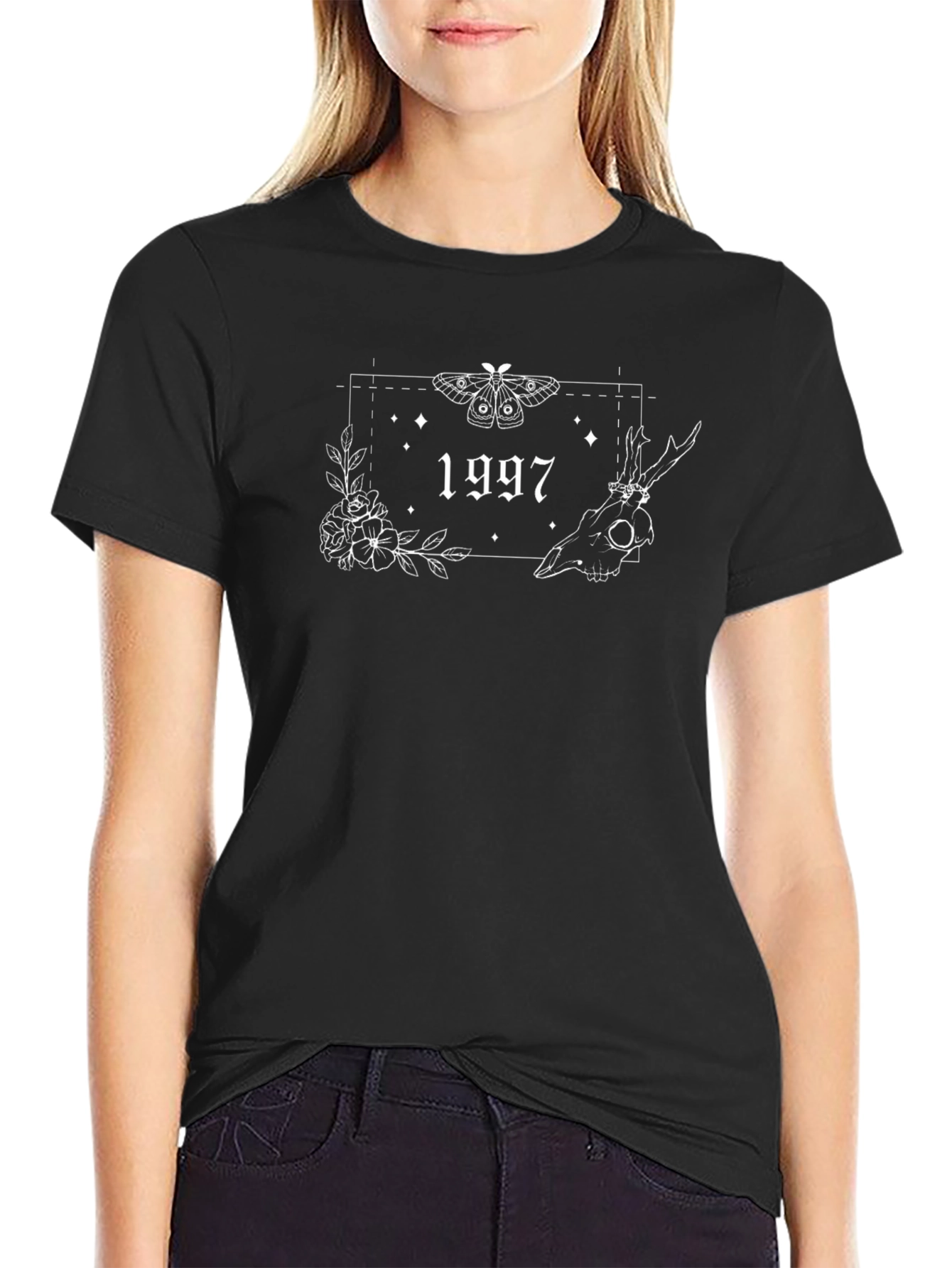 Gothic 1997 Moth & Skull T-Shirt