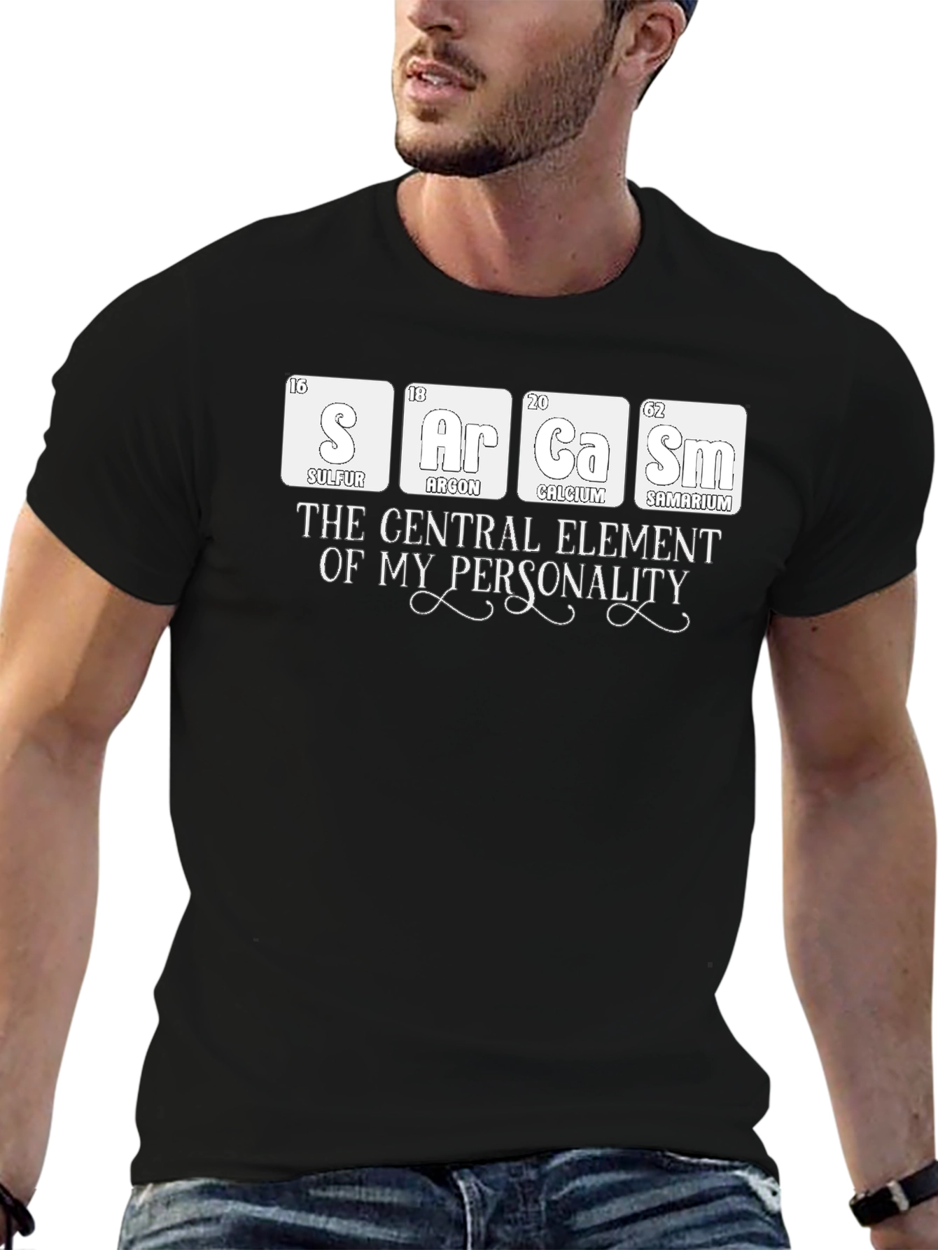 Sarcasm: Periodic Table T-Shirt - Funny Chemistry Tee