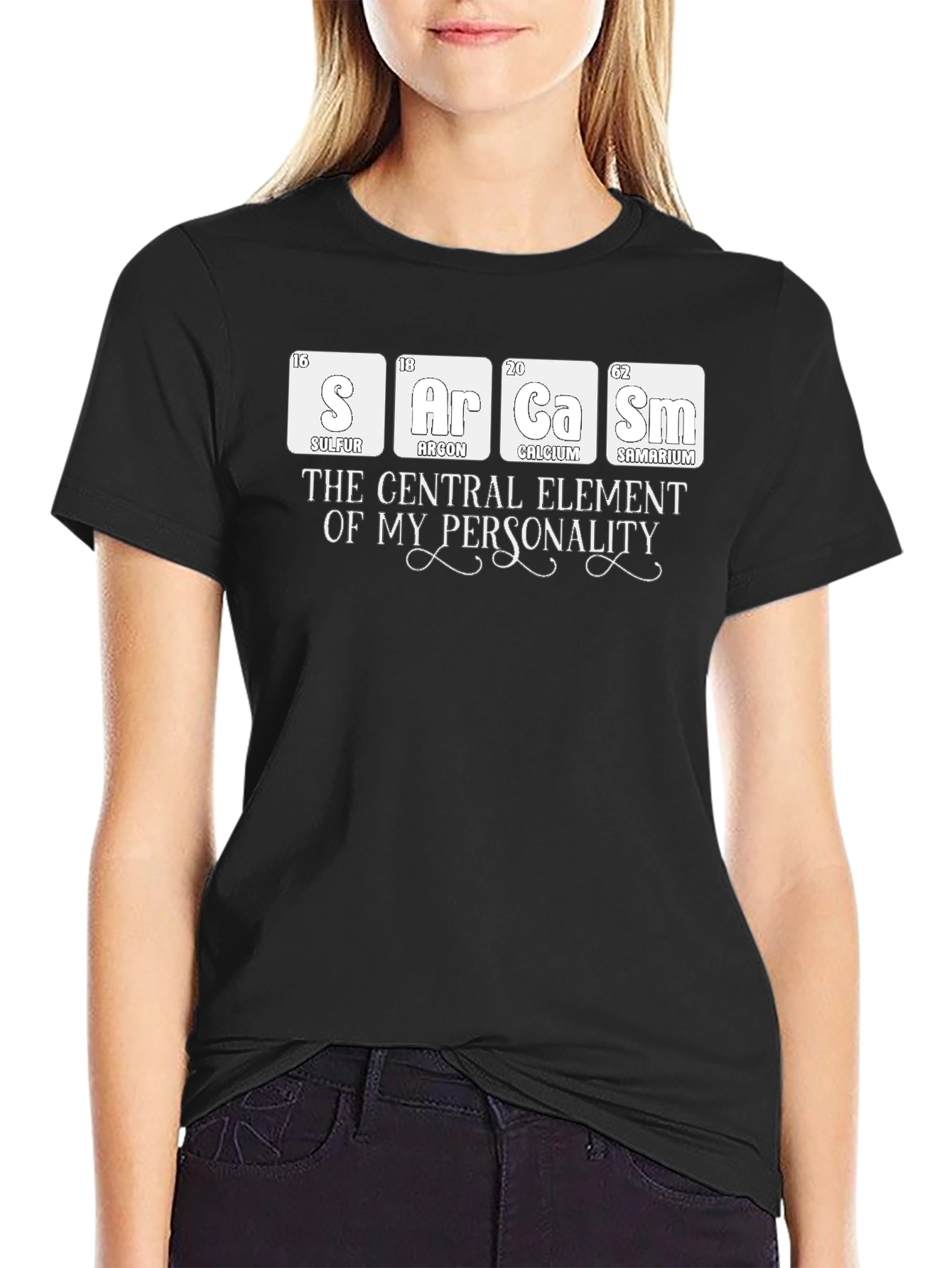Sarcasm: Periodic Table T-Shirt - Funny Chemistry Tee