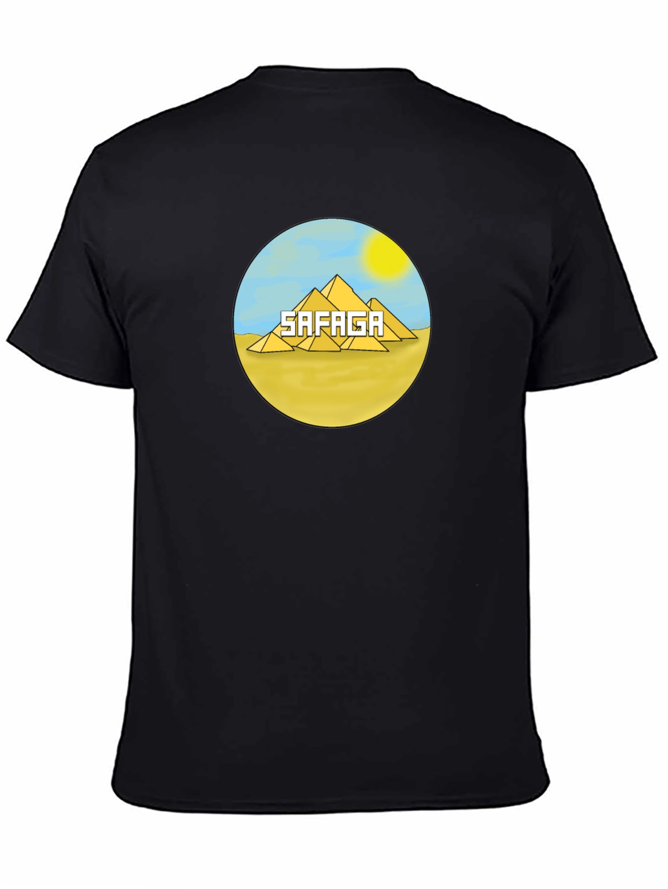 Safaga Egypt Pyramid T-Shirt - Unique Desert Design