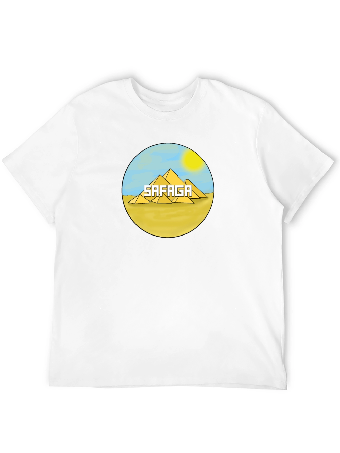 Safaga Egypt Pyramid T-Shirt - Unique Desert Design