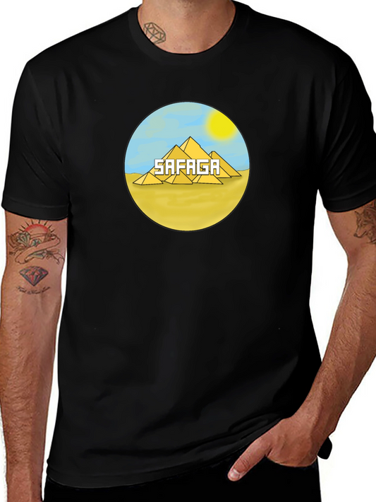 Safaga Egypt Pyramid T-Shirt - Unique Desert Design