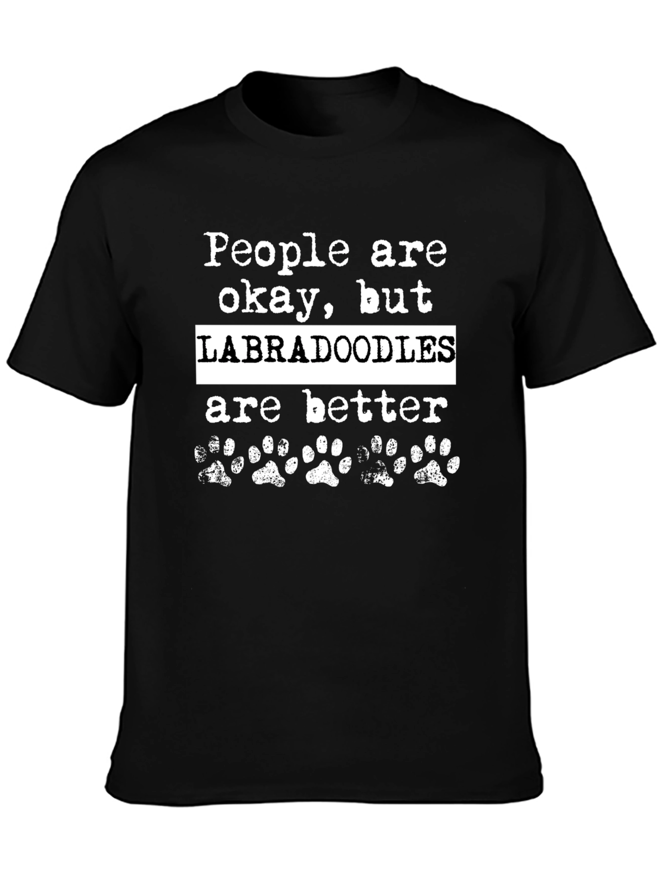 Labradoodle Lover T-Shirt - Paw Print Tee