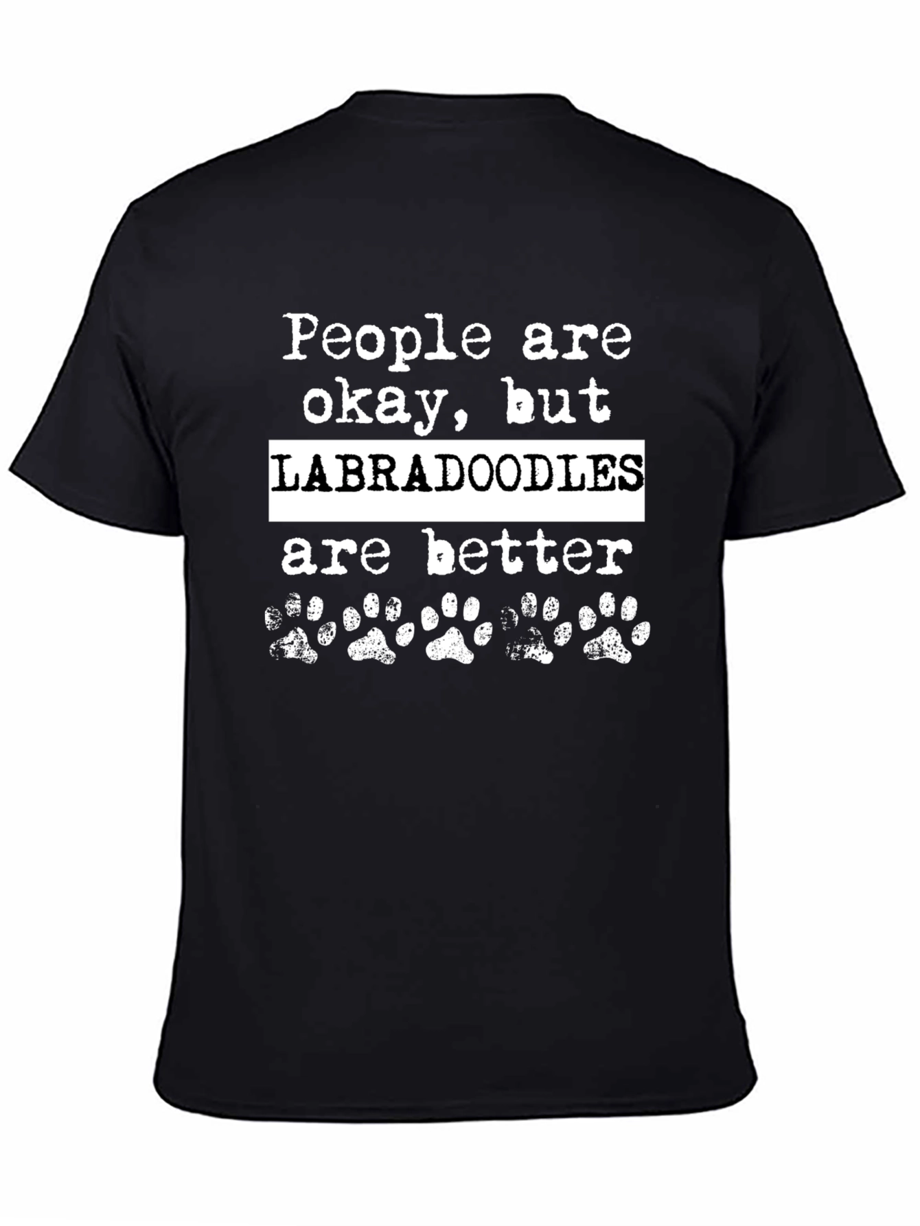 Labradoodle Lover T-Shirt - Paw Print Tee