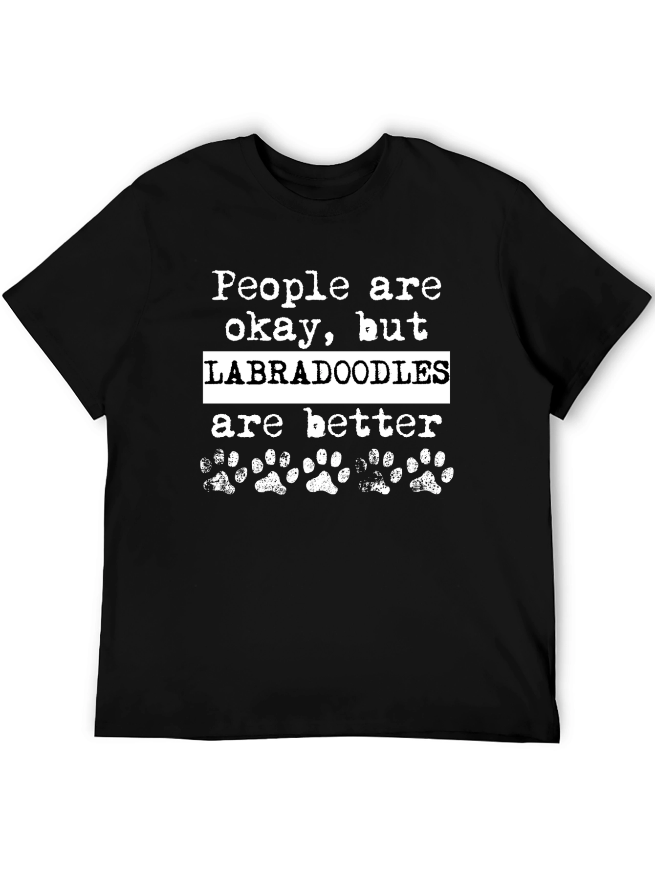 Labradoodle Lover T-Shirt - Paw Print Tee