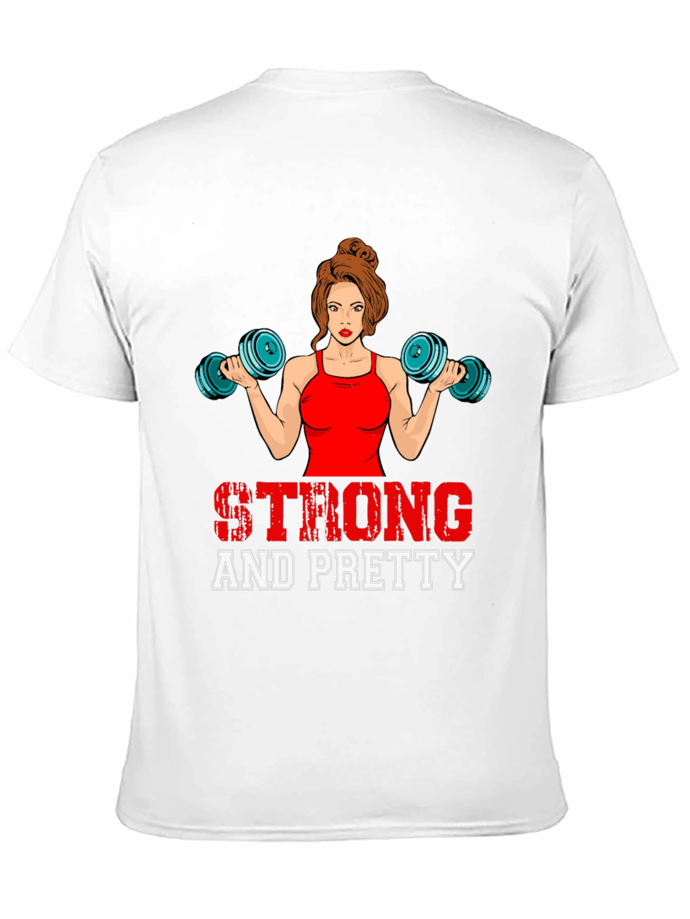 Strong & Pretty Womens Workout T-Shirt