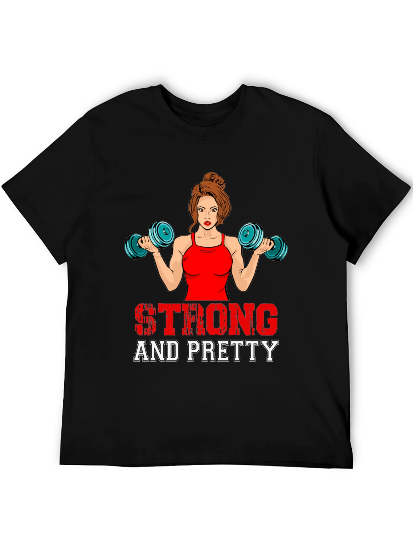 Strong & Pretty Womens Workout T-Shirt