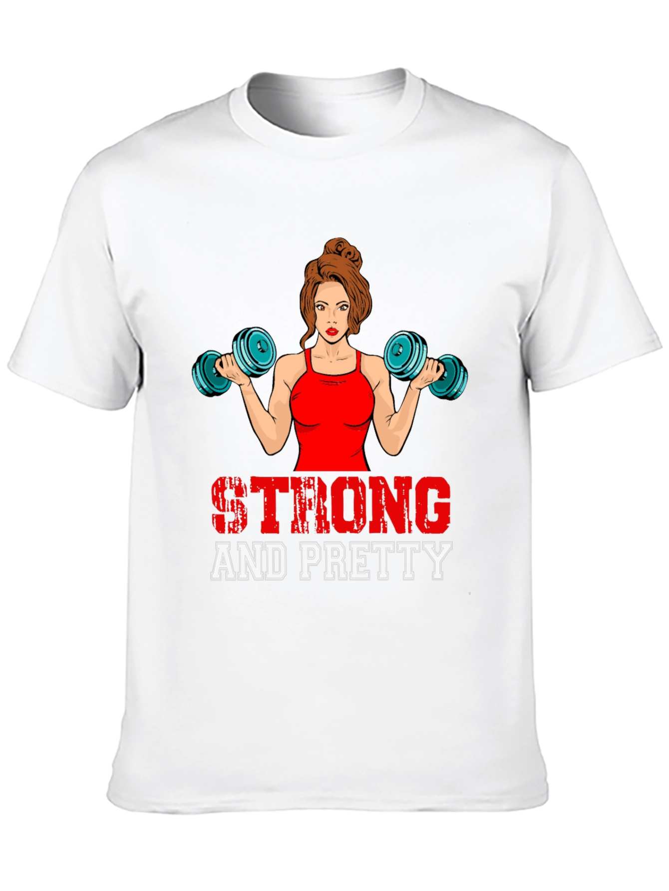 Strong & Pretty Womens Workout T-Shirt