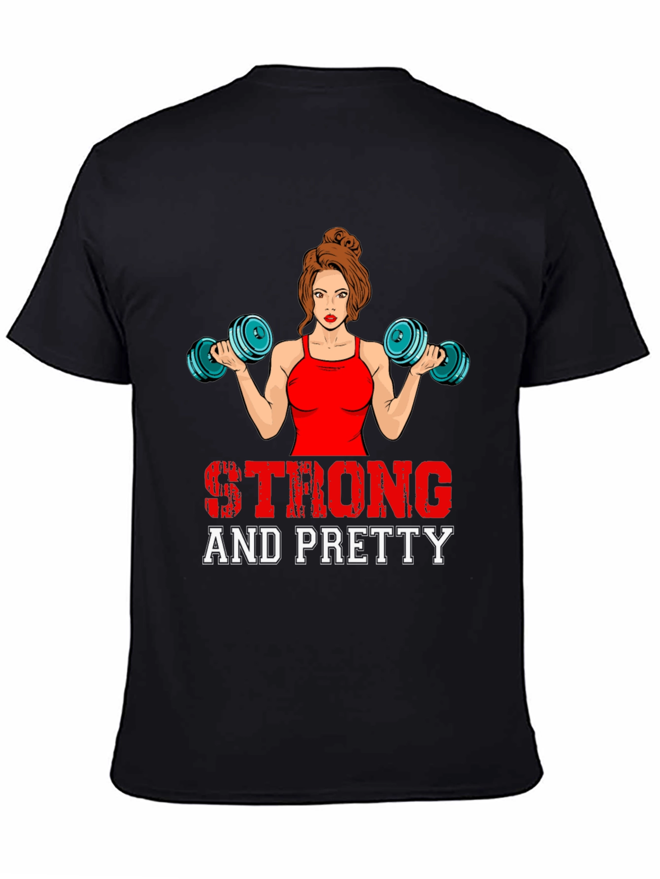 Strong & Pretty Womens Workout T-Shirt