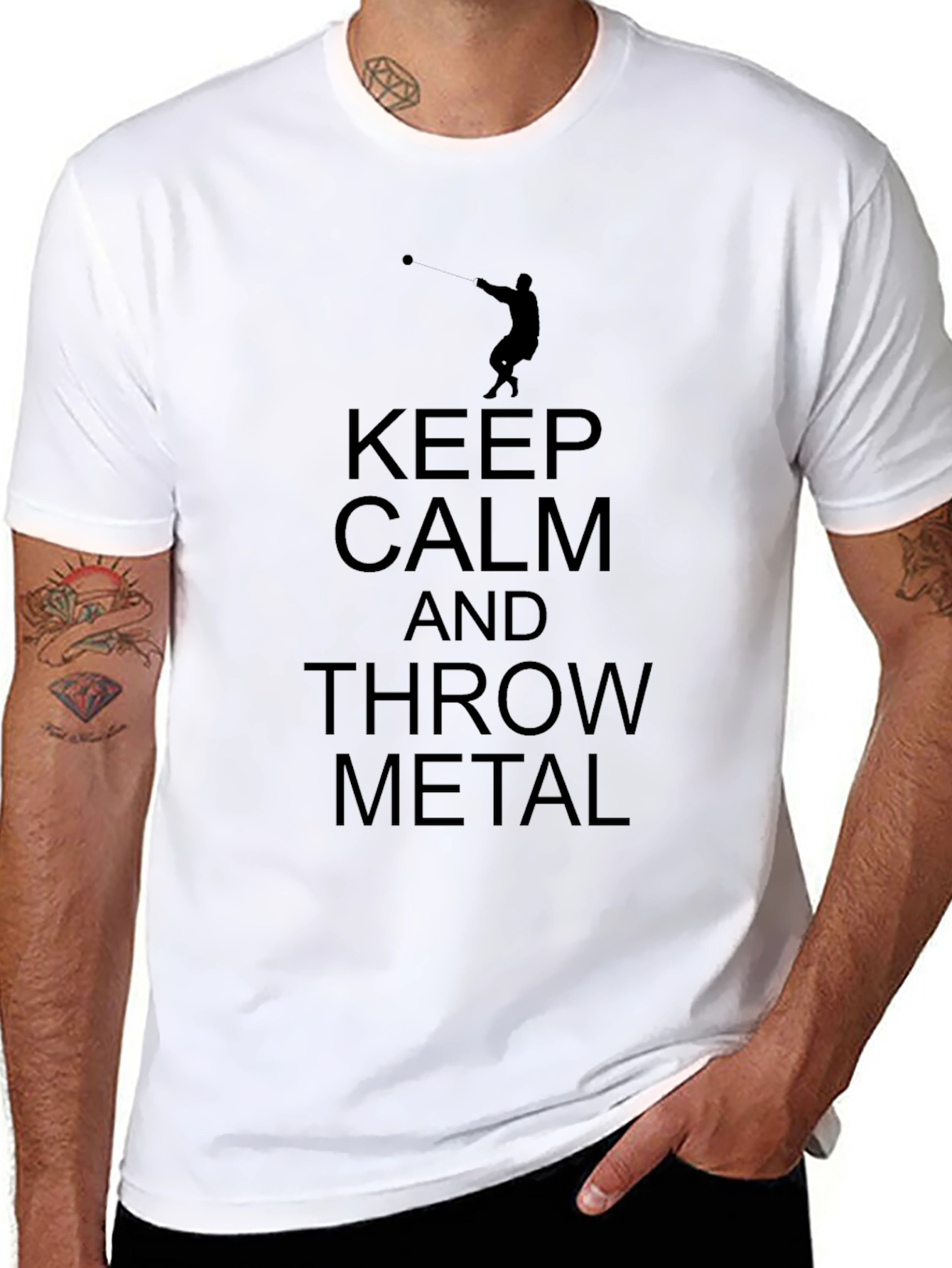 Keep Calm and Throw Metal T-Shirt