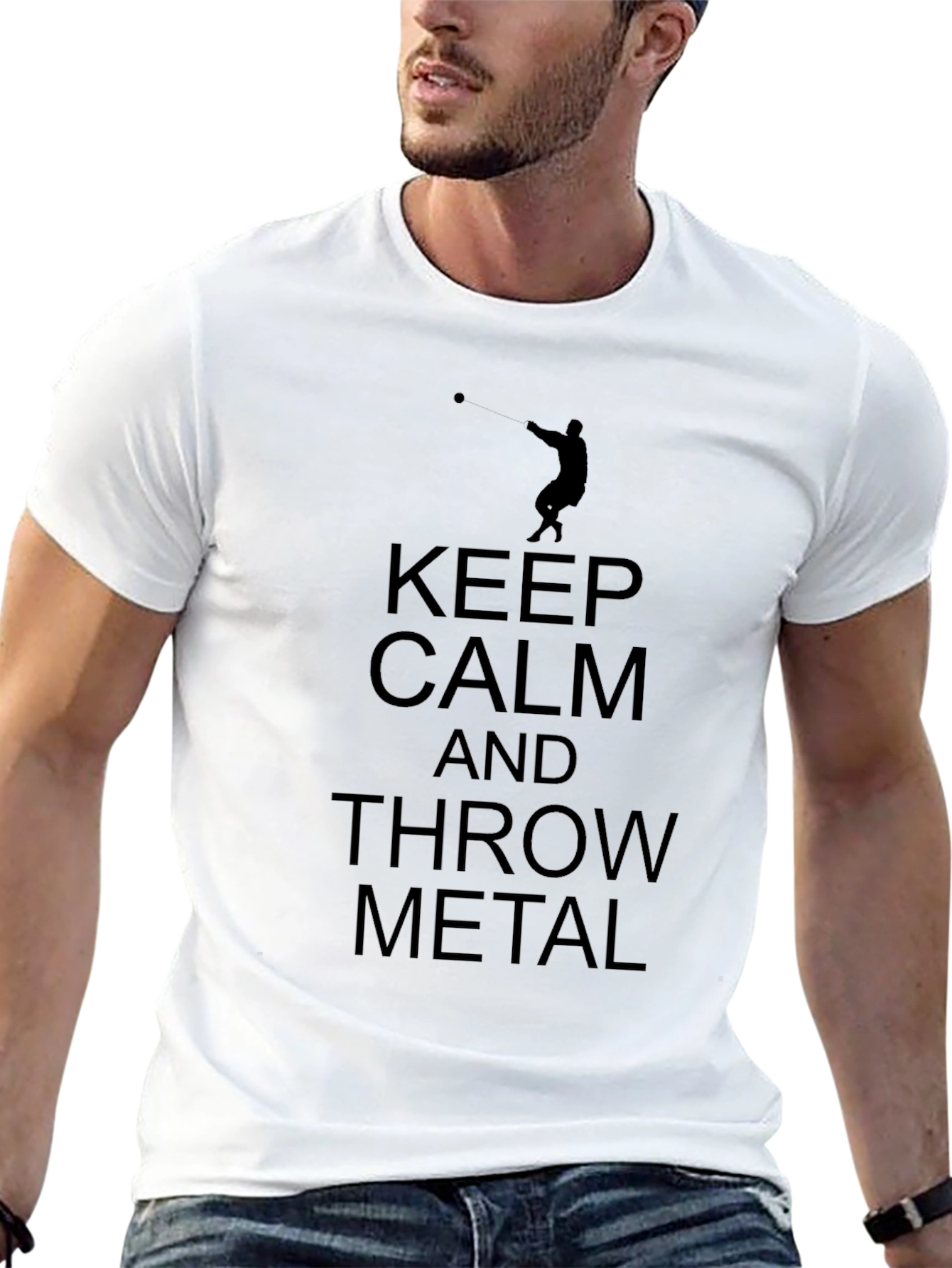 Keep Calm and Throw Metal T-Shirt