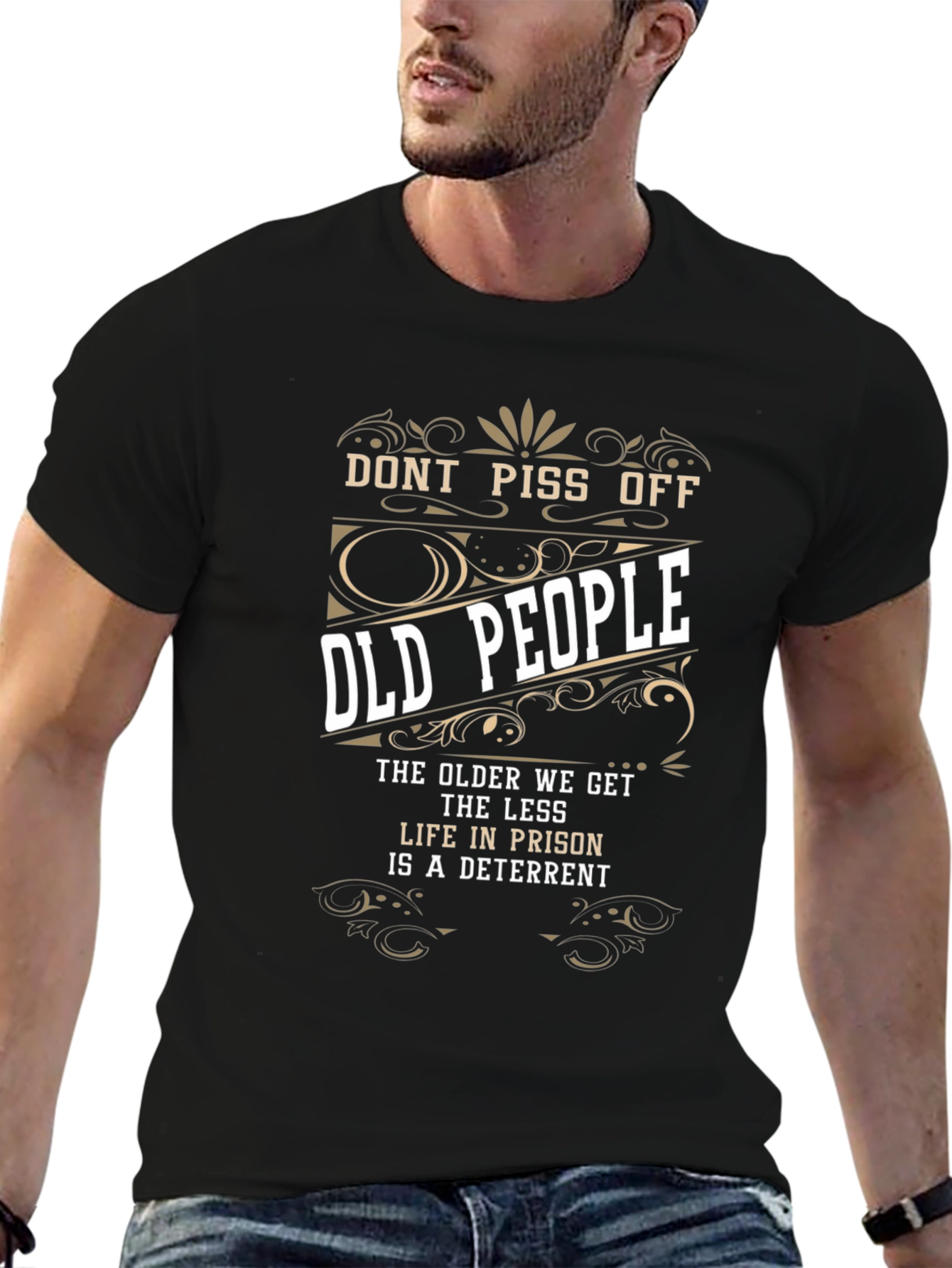 Dont Piss Off Old People Graphic Tee