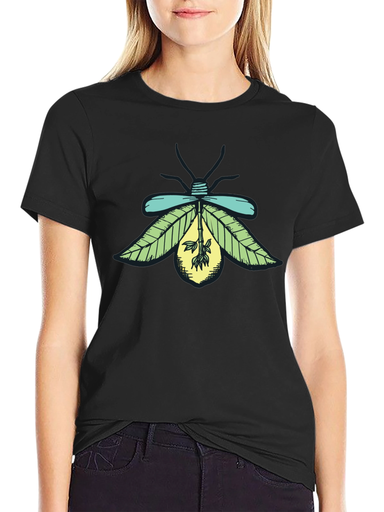 Firefly Graphic Tee - Unique Nature Design