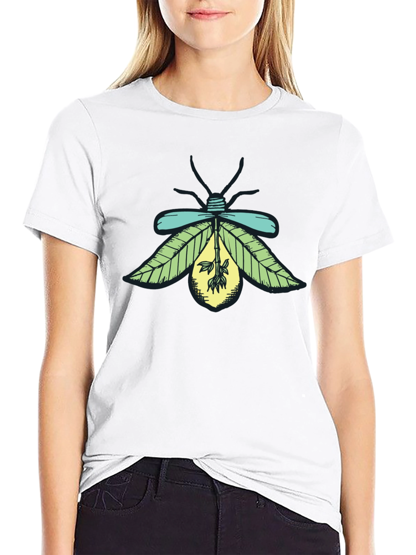 Firefly Graphic Tee - Unique Nature Design