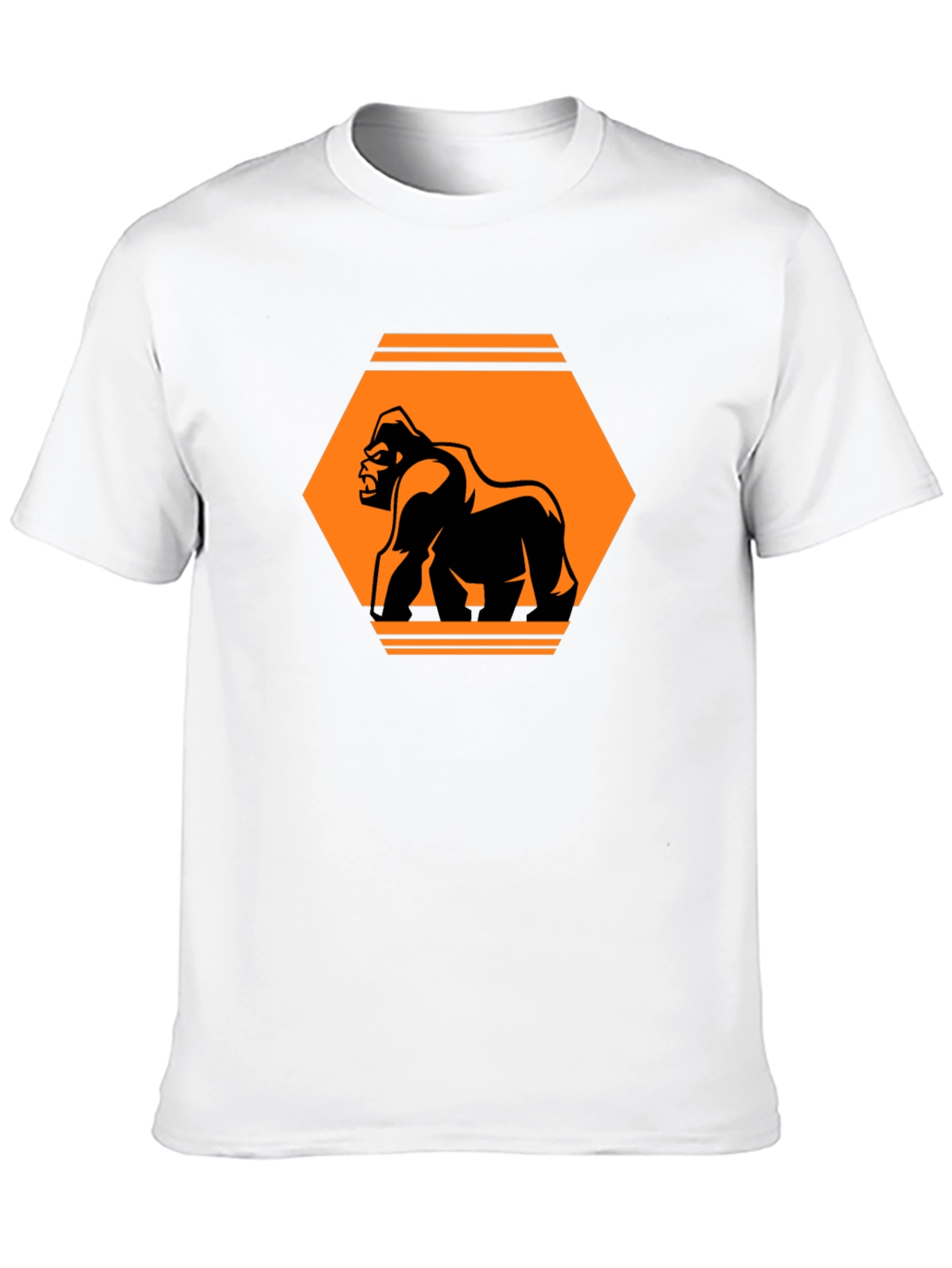 Gorilla Graphic Tee - Bold Black T-Shirt