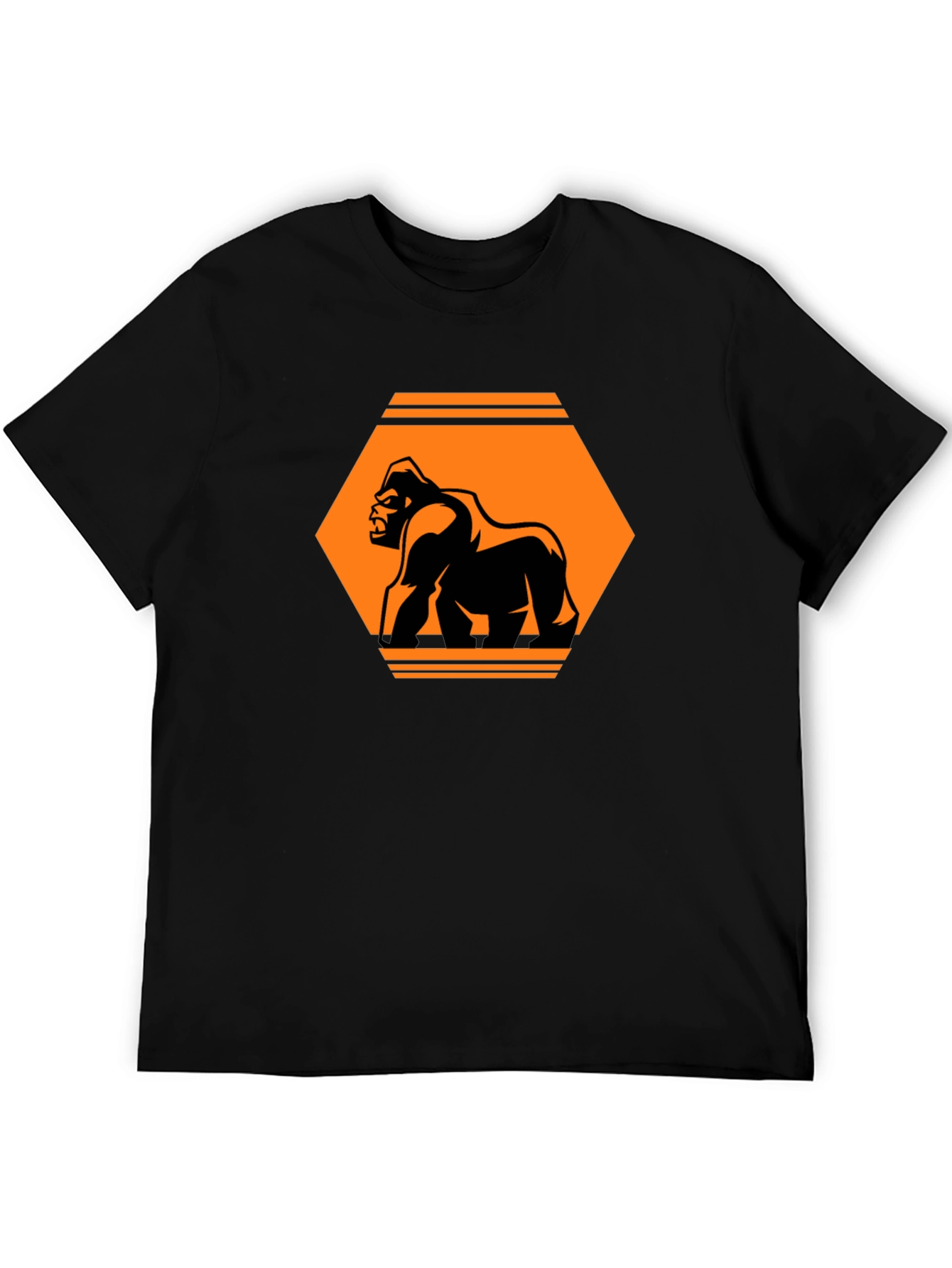 Gorilla Graphic Tee - Bold Black T-Shirt