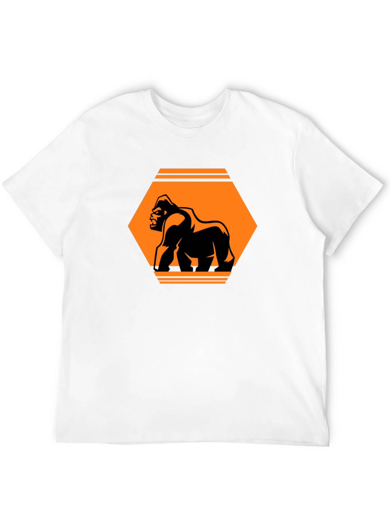 Gorilla Graphic Tee - Bold Black T-Shirt