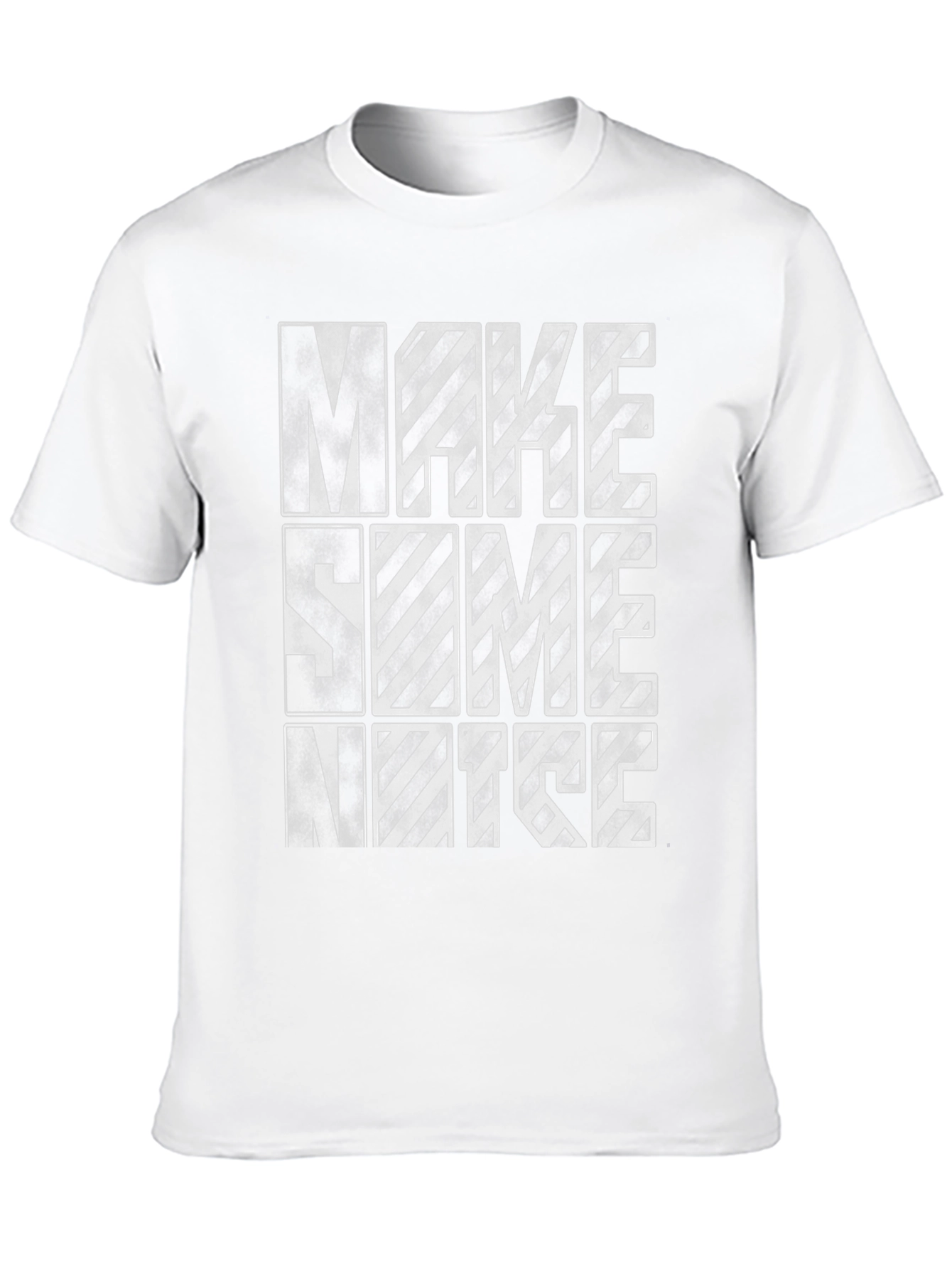 Make Some Noise Graphic Tee - Trendy Black T-Shirt