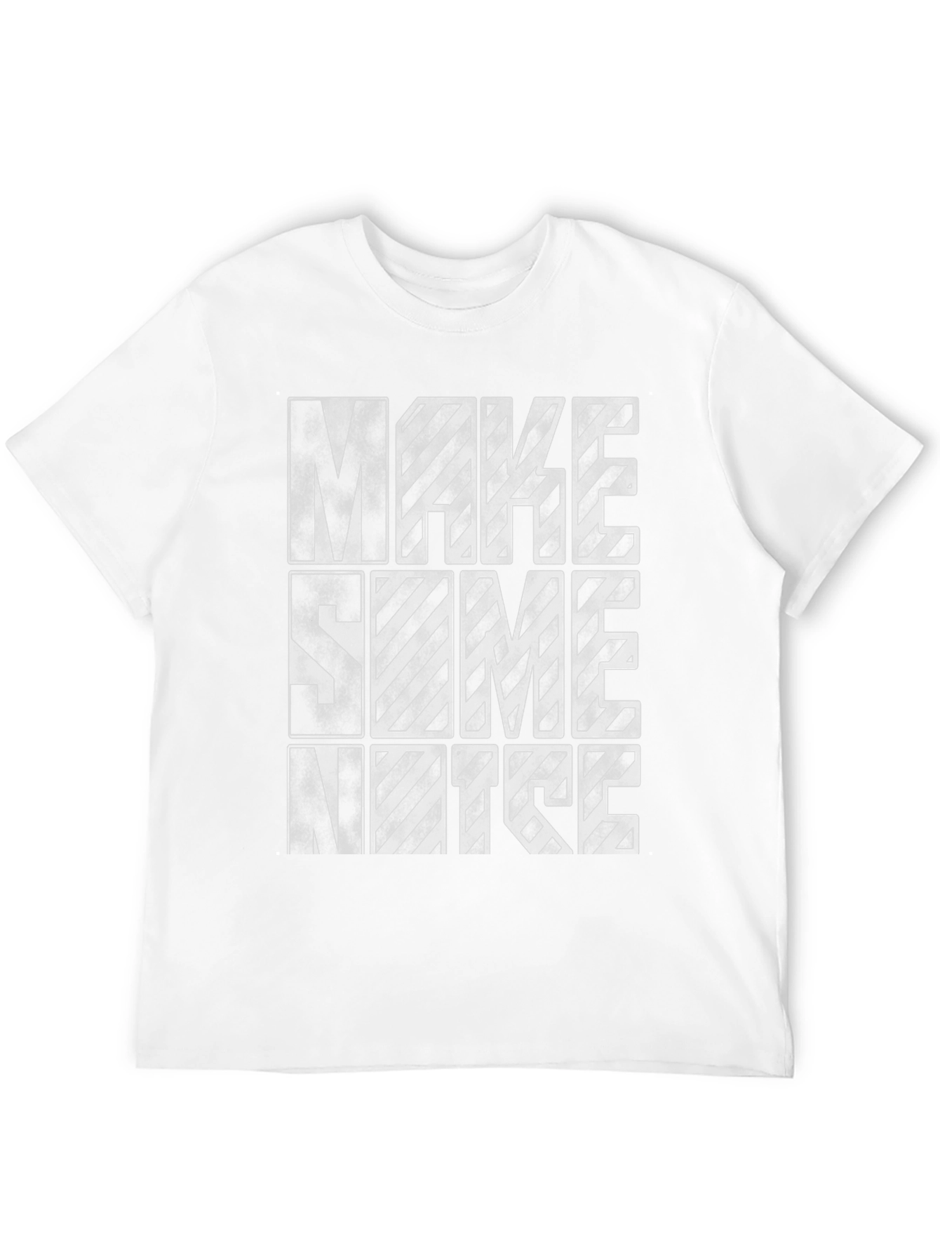 Make Some Noise Graphic Tee - Trendy Black T-Shirt