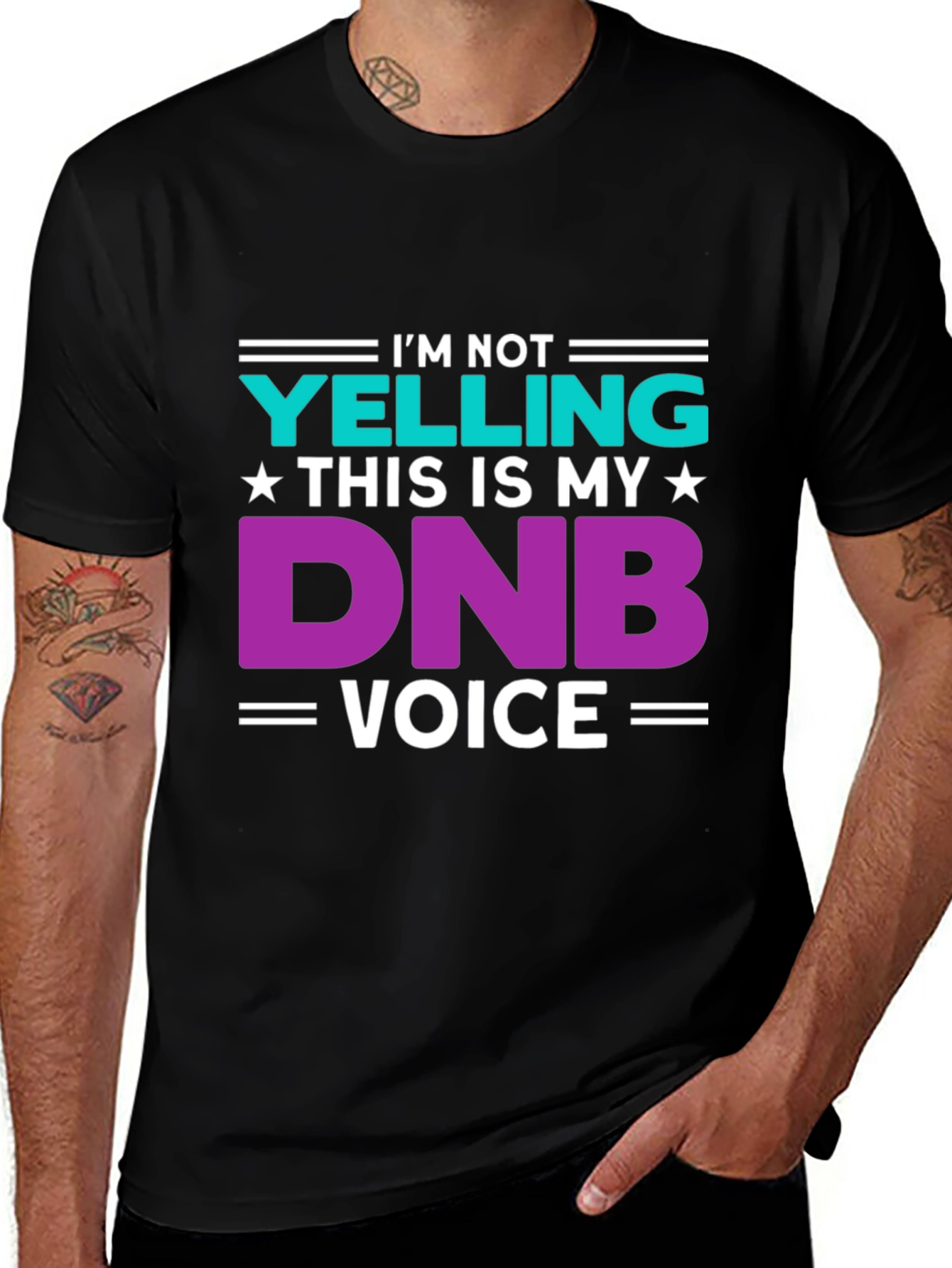 DNB Voice T-Shirt - Funny Rave Music Tee