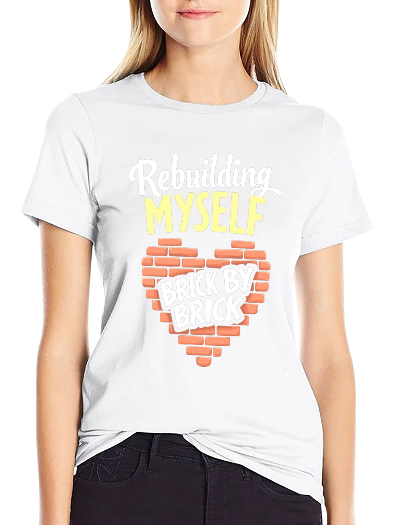 Rebuilding Myself Brick By Brick Graphic T-Shirt