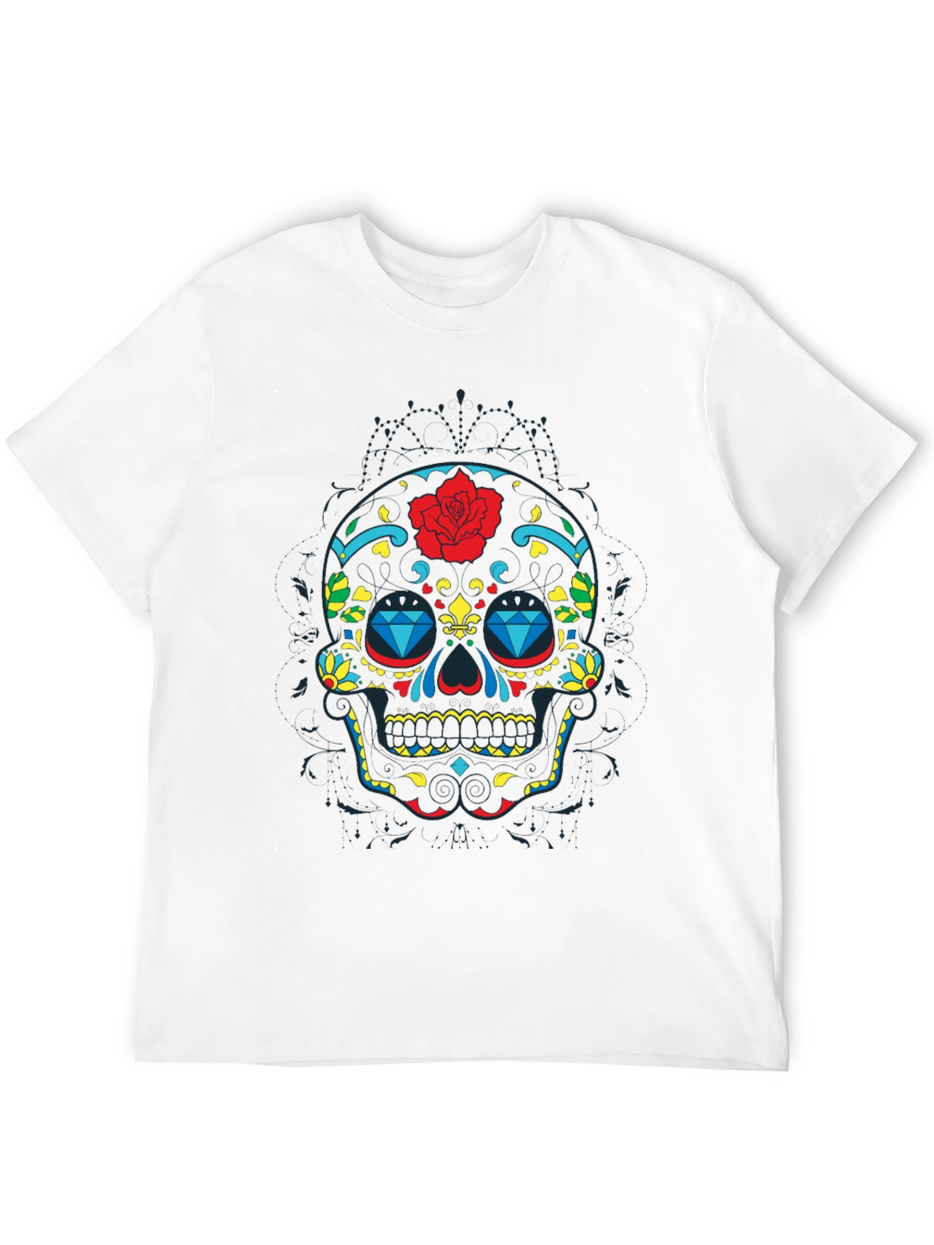 Sugar Skull Graphic T-Shirt - Dia de los Muertos