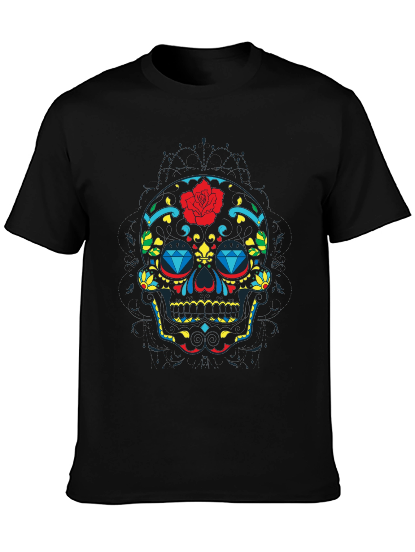 Sugar Skull Graphic T-Shirt - Dia de los Muertos