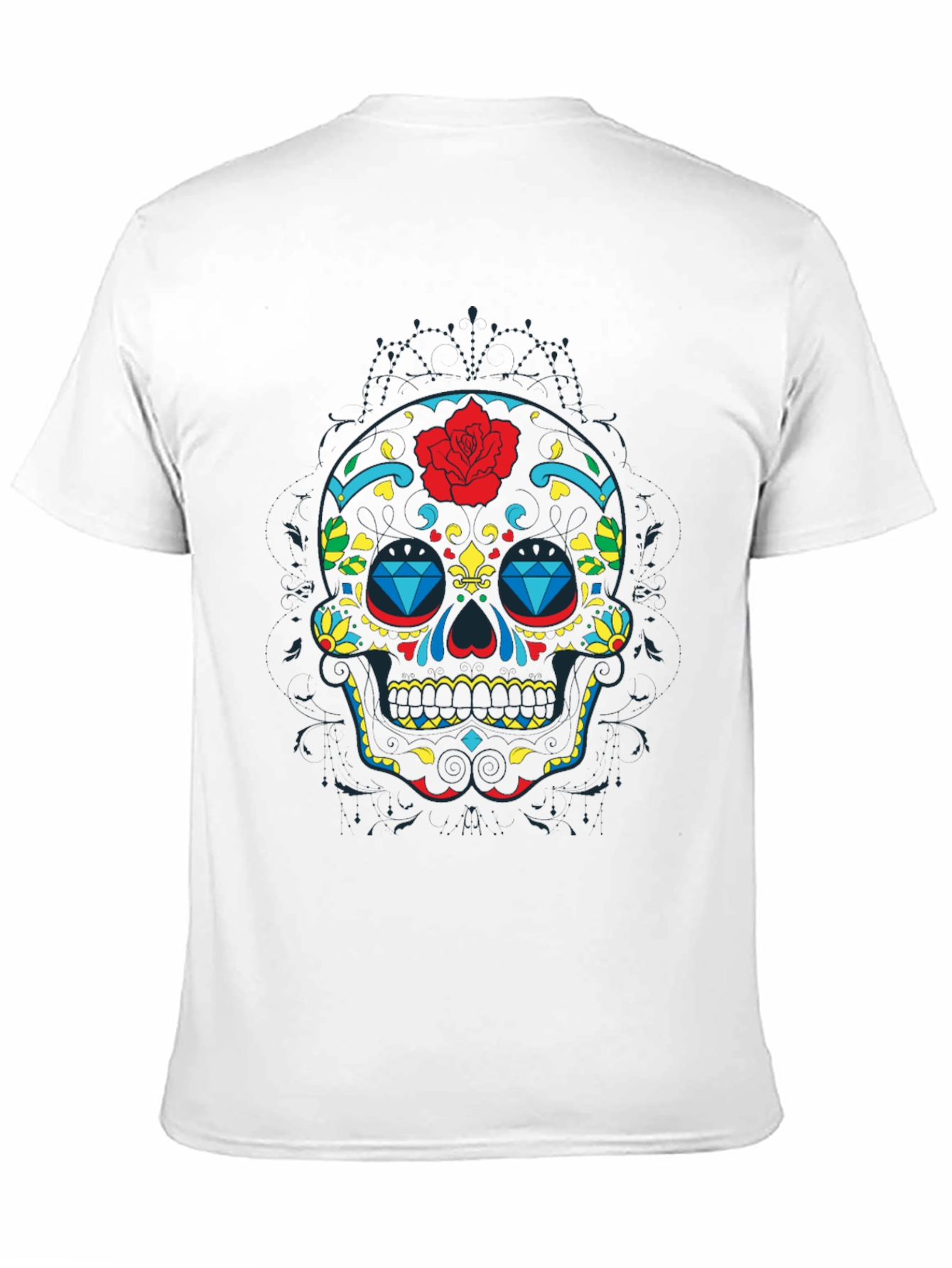 Sugar Skull Graphic T-Shirt - Dia de los Muertos